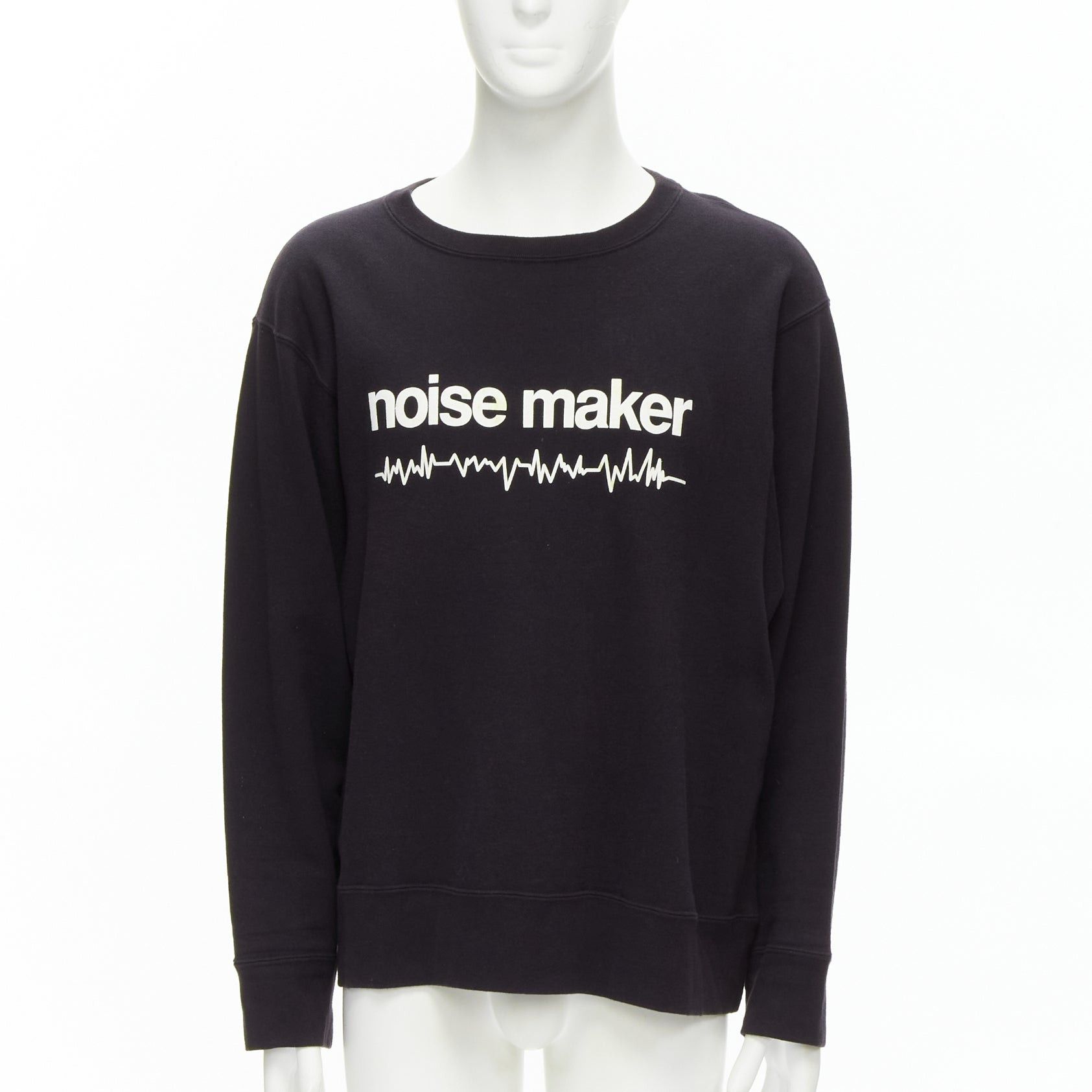 Undercover UNDERCOVER 2023 black cotton noise maker graphic crew neck sweatshirt JP3 L Size US M / EU 48-50 / 2 - 1 Thumbnail