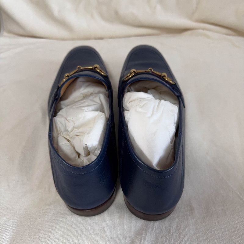 Gucci Gucci Leather Loafers with Horsebit and Web Strap - Size US 9.5 / EU 42-43 - 3 Thumbnail
