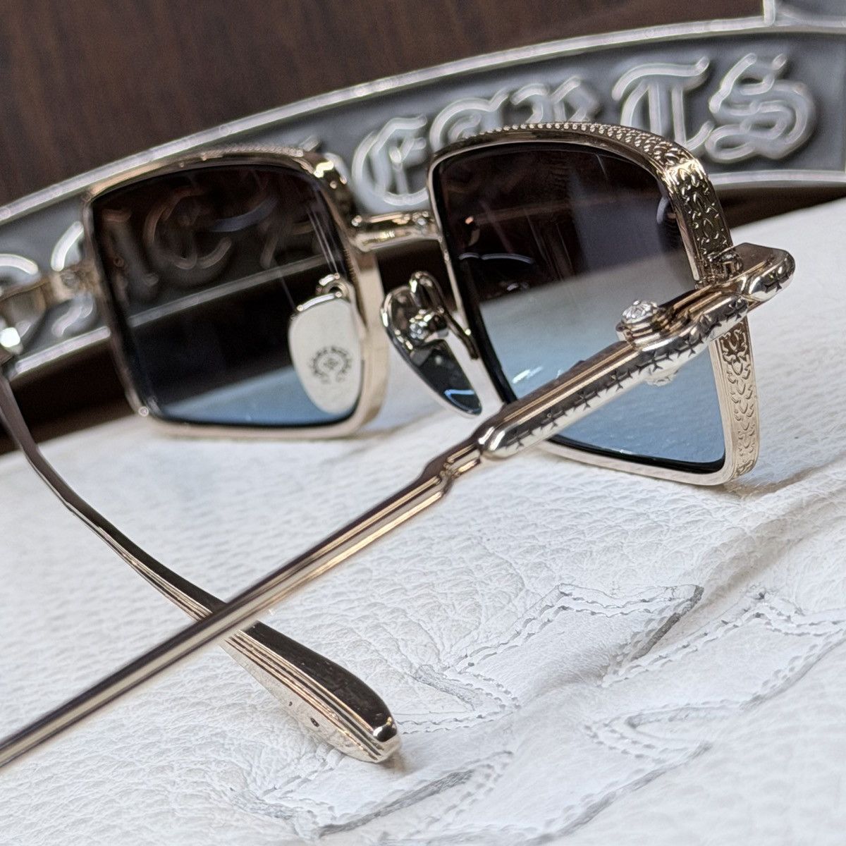 Chrome Hearts Chrome Hearts Buckle Rider 1/1 Sunglasses Size ONE SIZE - 11 Thumbnail