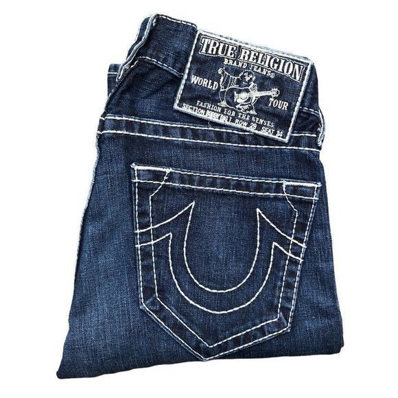 image of True Religion Jeans Size 29 Bobby Big T Blue, Men's