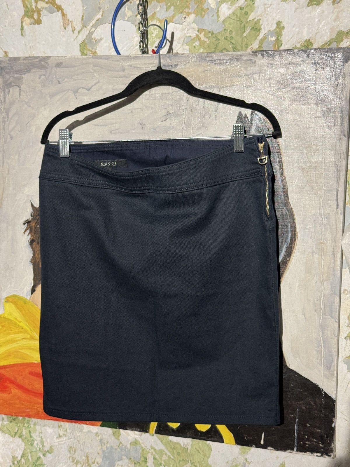 Gucci Gucci by Tom Ford denim skirt 2005 Size 30" / US 8 / IT 44 - 13 Thumbnail