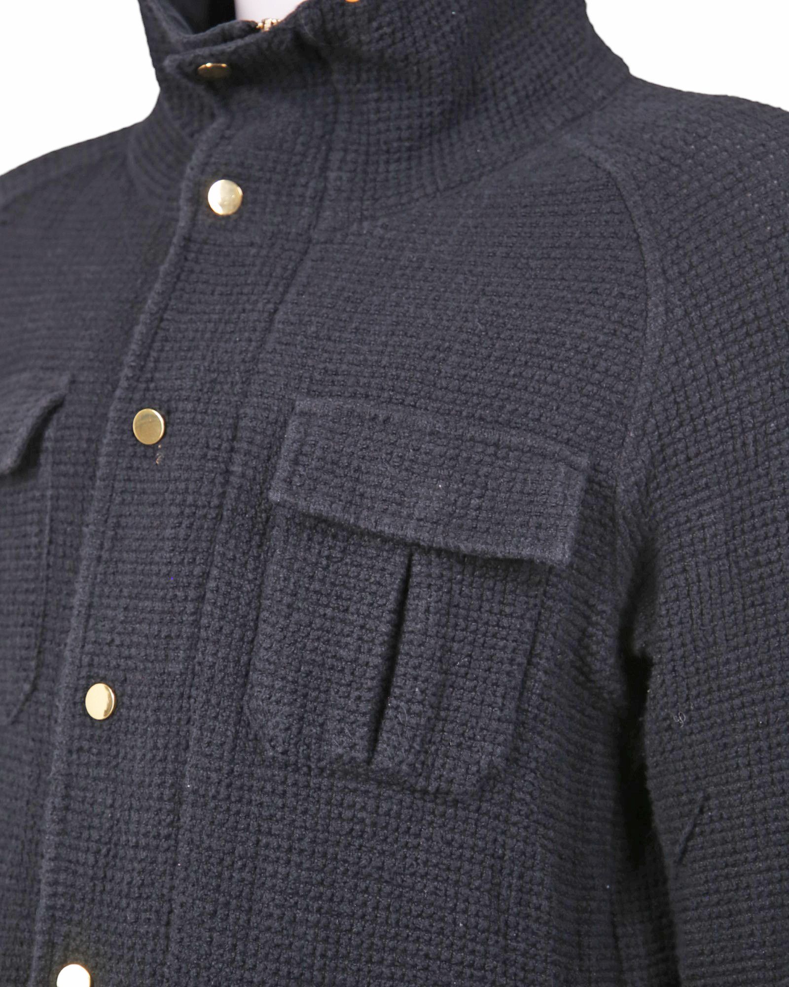 Giorgio Armani S/S 2012 Checkered Blue Hooded Jacket Size US L / EU 52-54 / 3 - 6 Thumbnail