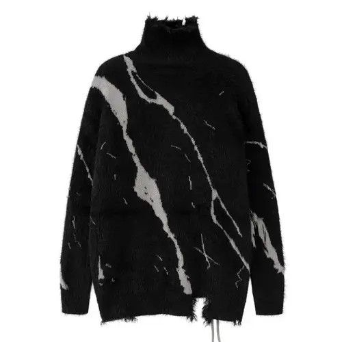 Other Hip Hop Men's Knitwear Sweater Black Turtleneck Size US L / EU 52-54 / 3 - 4 Thumbnail
