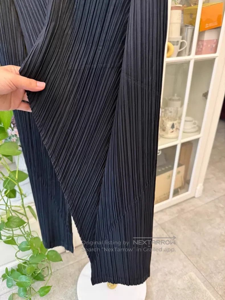 Issey Miyake Issey Miyake Irregular Pants Black Size 26" / US 2 / IT 38 - 2 Thumbnail