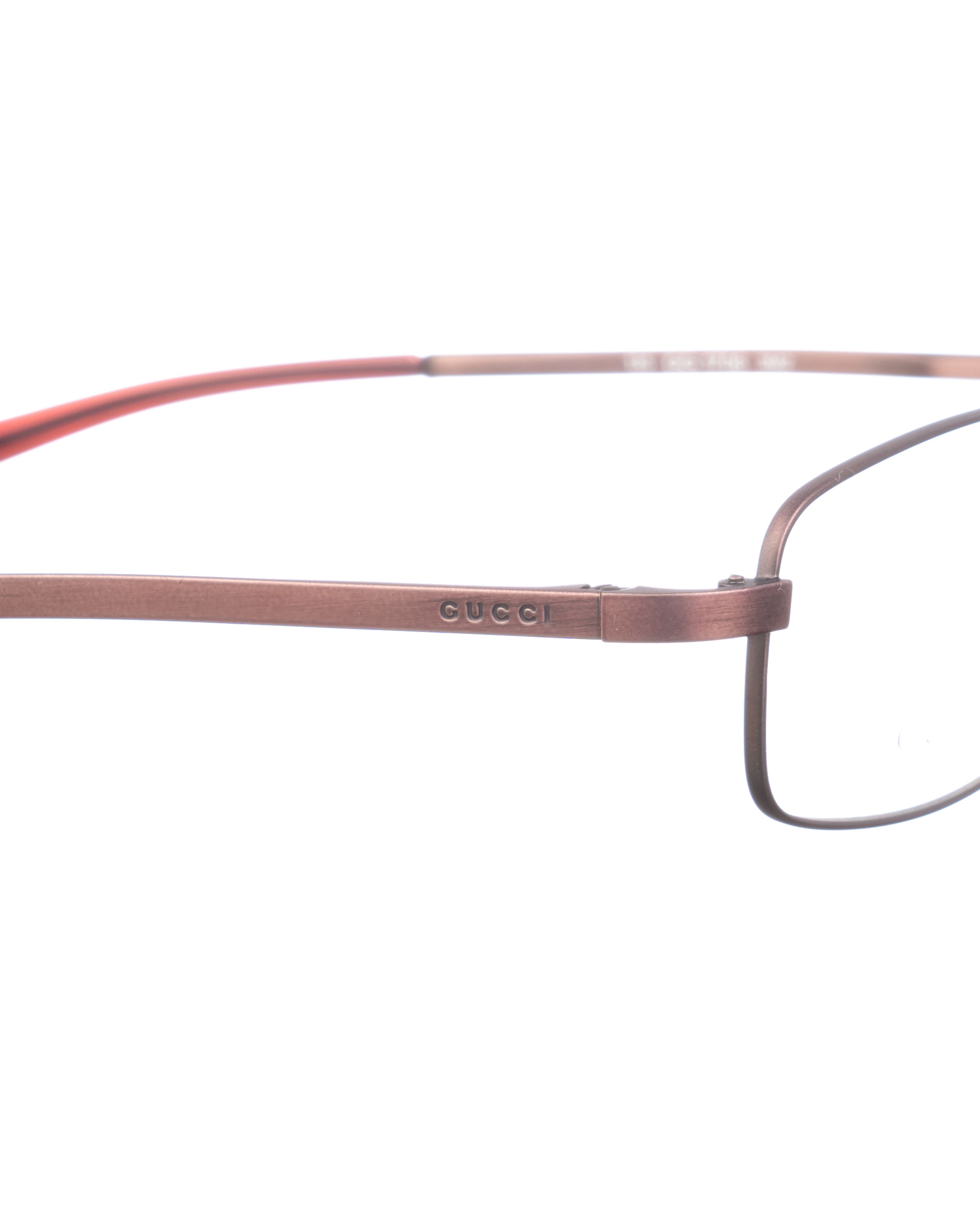 Gucci Gucci 90s Matte Chocolate Brown Glasses Size ONE SIZE - 3 Thumbnail