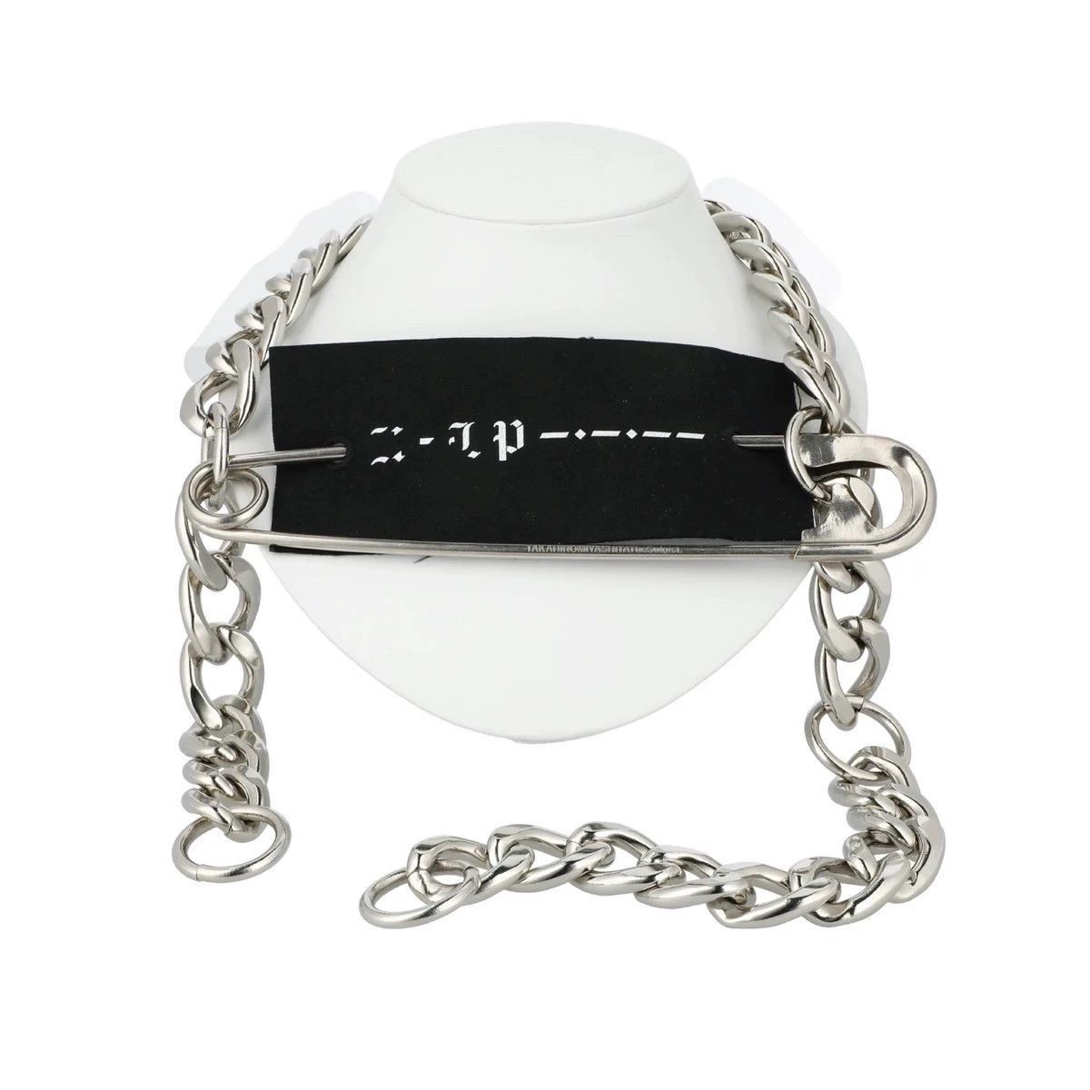 Takahiromiyashita The Soloist. TAKAHIROMIYASHITA The SoloIst 21AW Safety Pin Necklace Size ONE SIZE - 3 Thumbnail