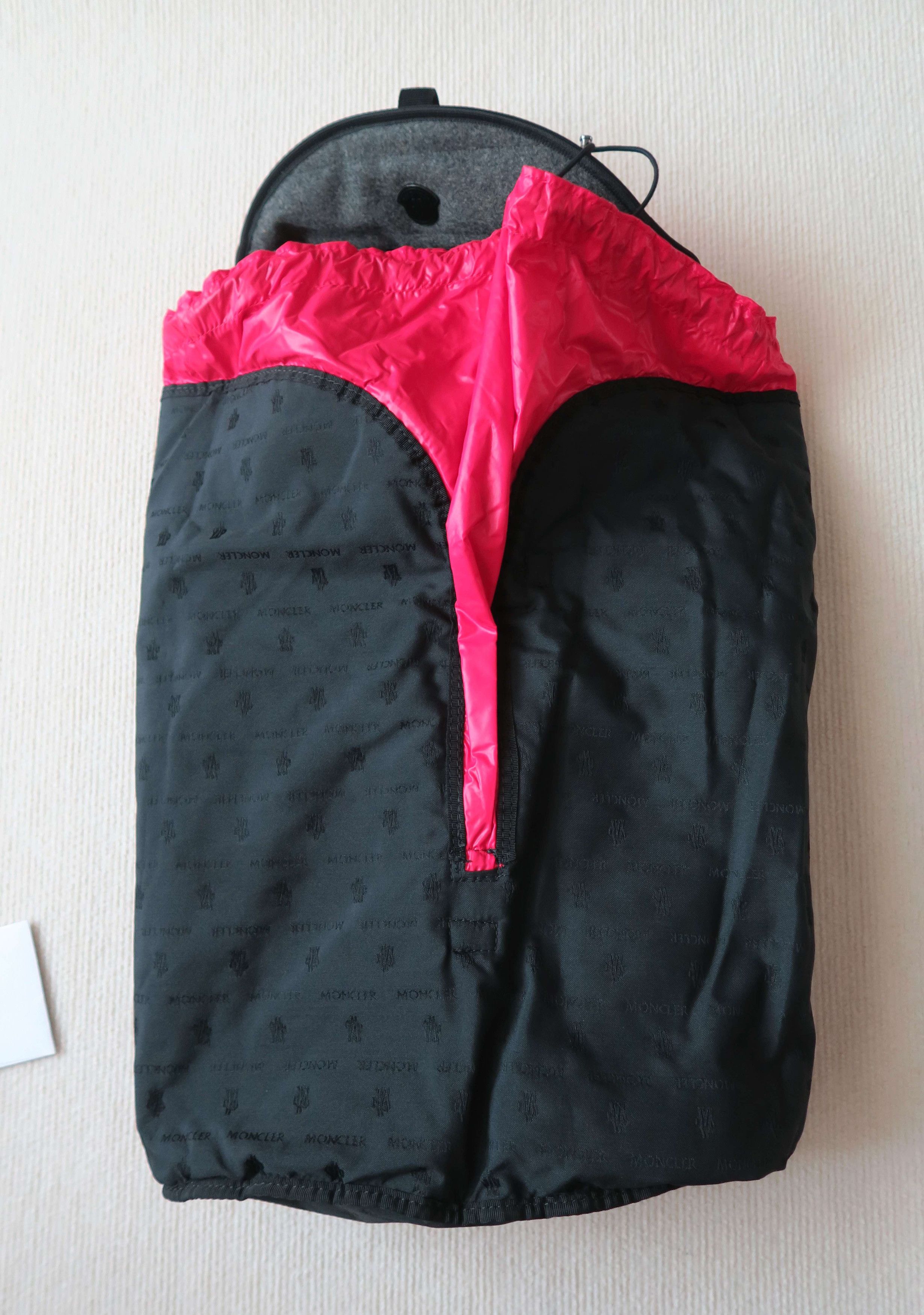 Moncler Moncler Italy Grey Wool Unisex Backpack Size ONE SIZE - 11 Thumbnail