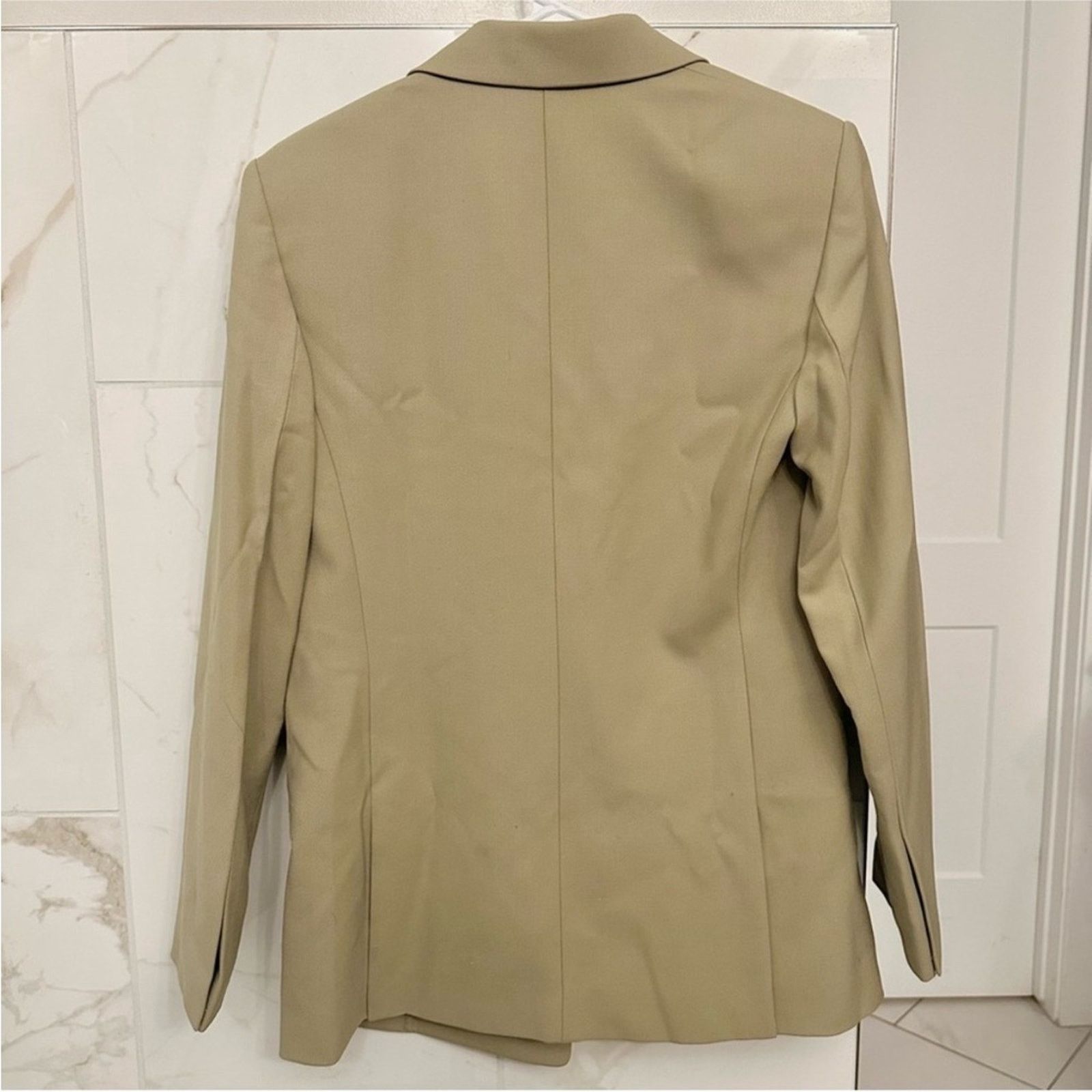 Helmut Lang 183 NWOT Helmut Lang $550 Women's Tan Blazer Size 0 Size XS / US 0-2 / IT 36-38 - 8 Thumbnail