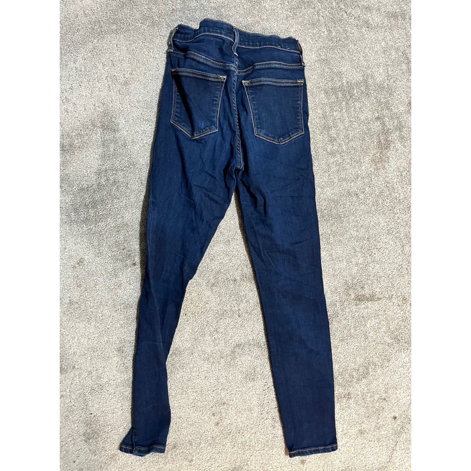 J.Crew VINTAGE J.CREW Women's Skinny Jeans 9" High-Rise Rinse Wash Size 26 Blue- Denim Pants, Elegant Fit Size 26" / US 2 / IT 38 - 3 Thumbnail