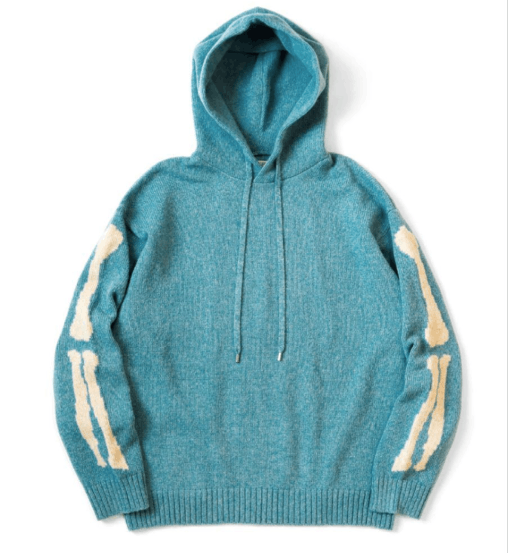 Kapital Capital 5G Wool BONE Hooded Sweater Size US L / EU 52-54 / 3 - 2 Thumbnail