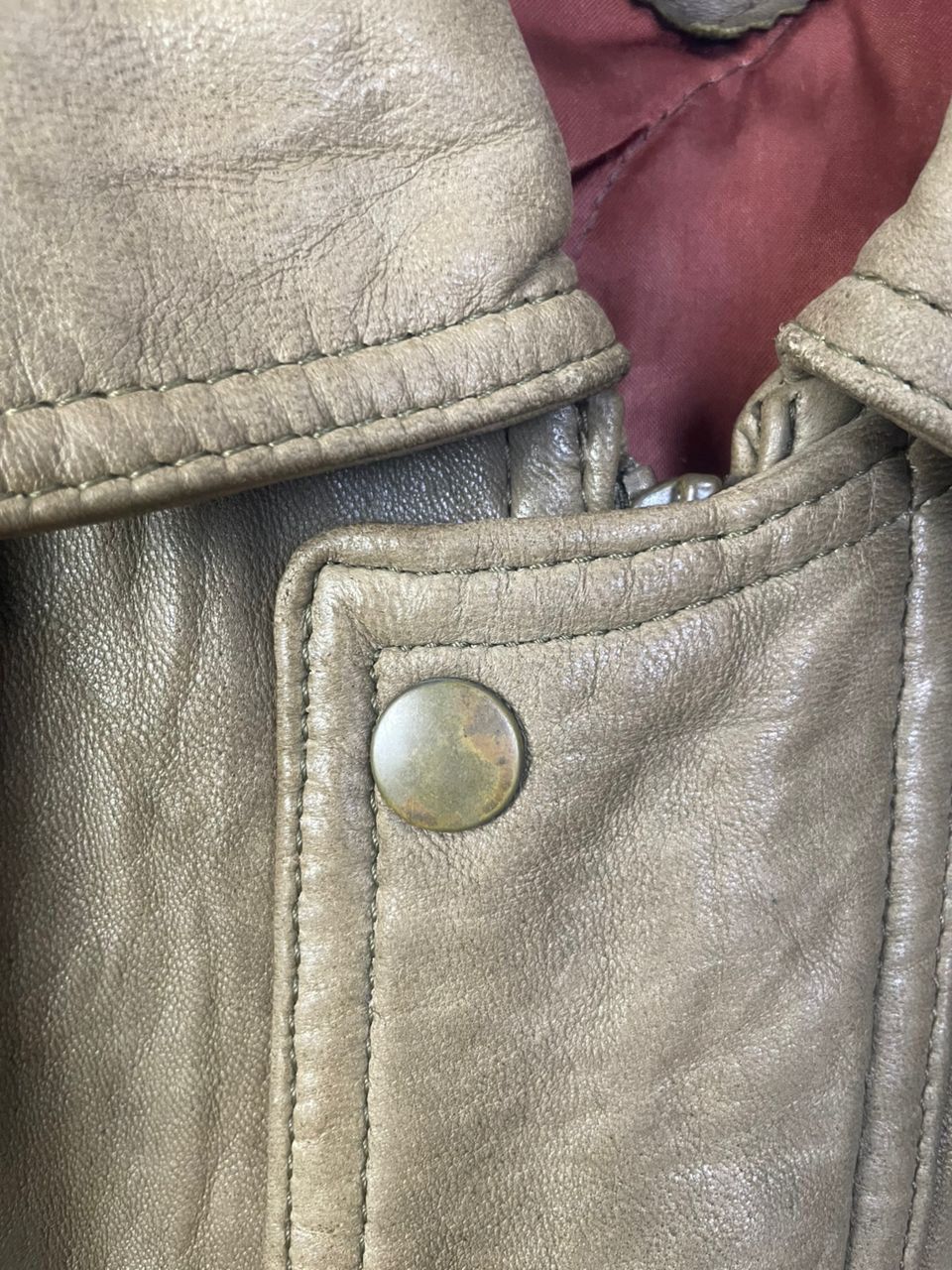 Designer × Vintage Givet Vintage Leather Jacket Size US L / EU 52-54 / 3 - 14 Thumbnail