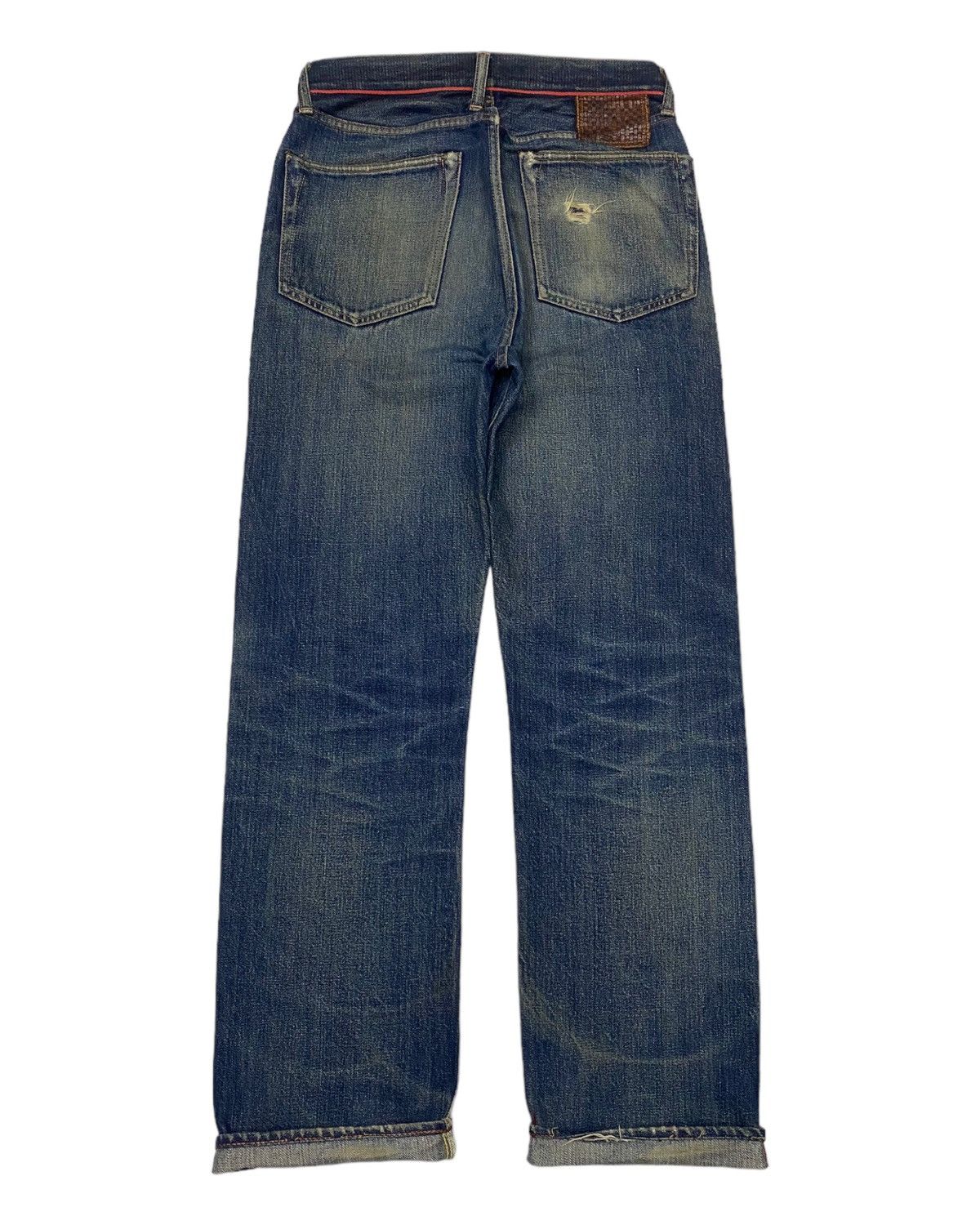 Kapital × Kapital Kountry 🇯🇵 KAPITAL🔥LEGS SELVEDGE DISTRESSED DENIM JEANS JAPAN Size US 28 / EU 44 - 4 Thumbnail