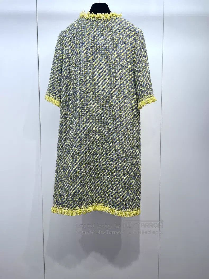 Louis Vuitton Louis Vuitton Lemon yellow four-pocket fringed long jacket Size XS / US 0-2 / IT 36-38 - 2 Thumbnail