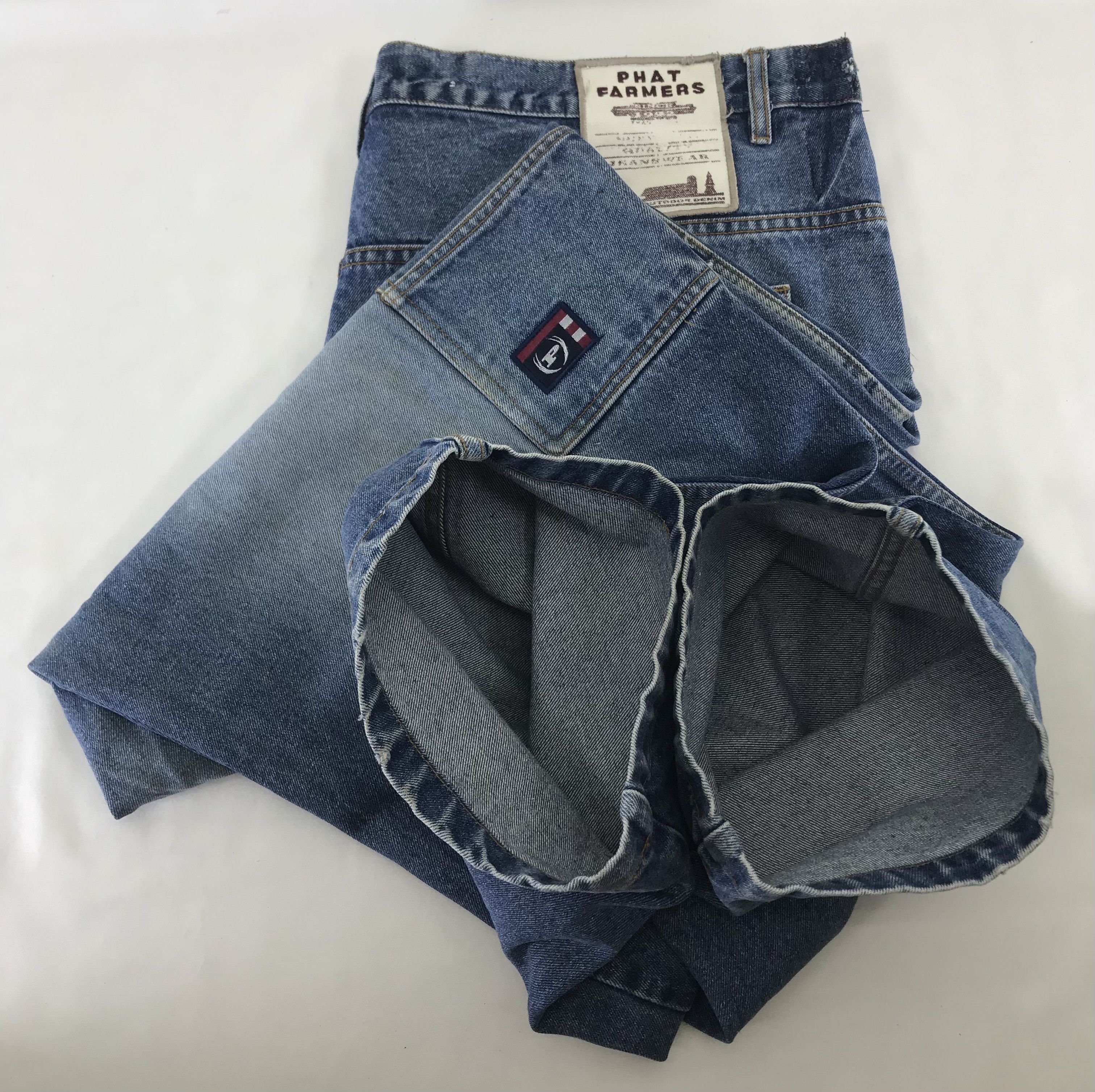 Phat Farm Vintage Phat Farm Oversized Carpenter Wide Baggy Jeans 48x33 Size US 44 / EU 60 - 15 Thumbnail