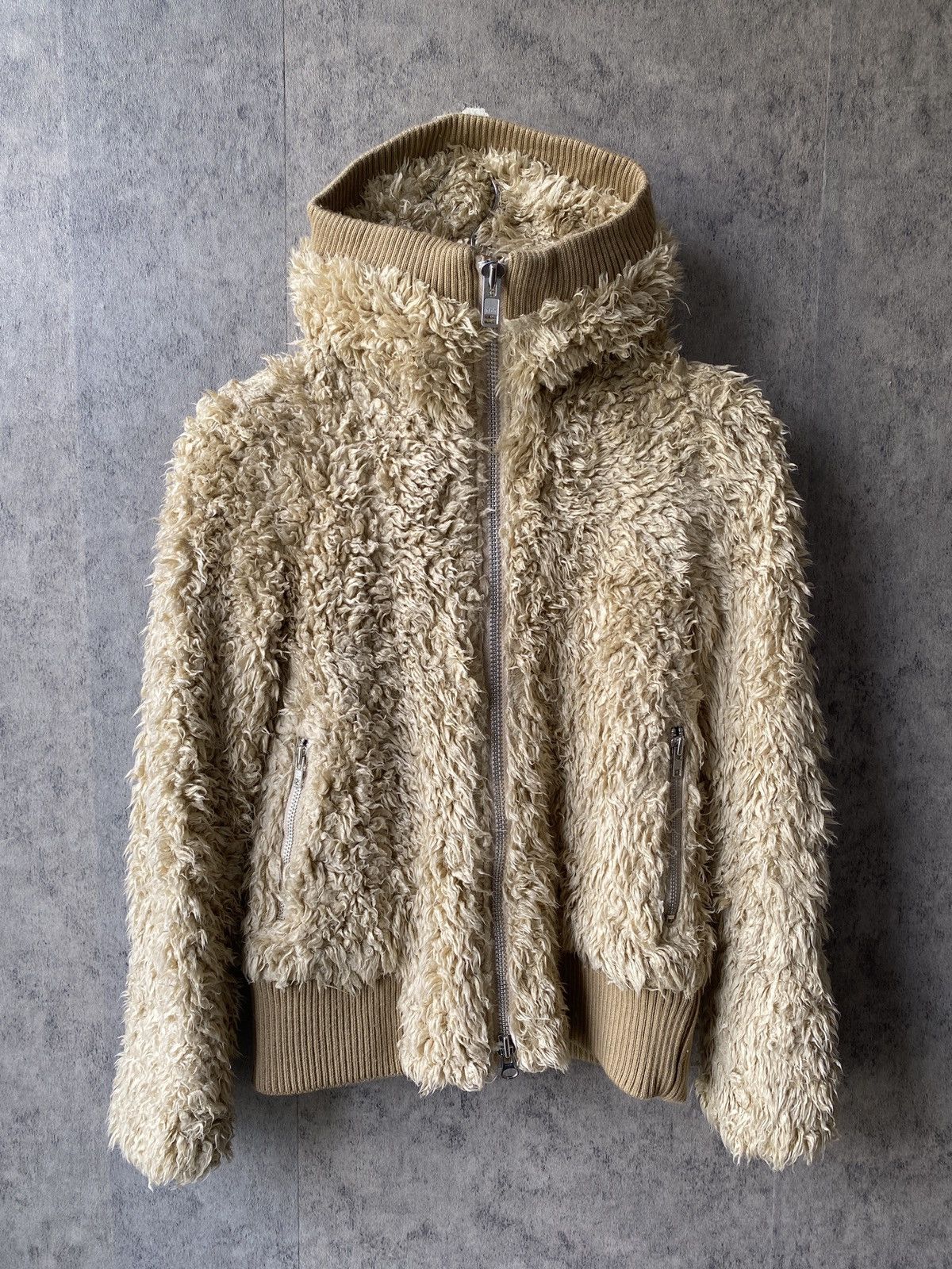 Issey Miyake Sunaokuwahara By Issey Miyake Faux Fur Hoodie Jacket Size US S / EU 44-46 / 1 - 2 Thumbnail
