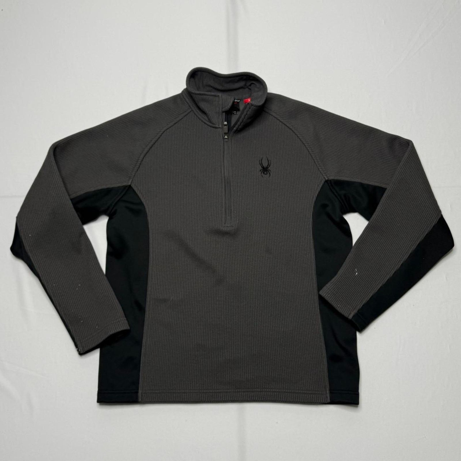 Spyder Spyder Gray Core Sweater 1/4 Zip Fleece Pullover Mens Size S Size US S / EU 44-46 / 1 - 1 Thumbnail