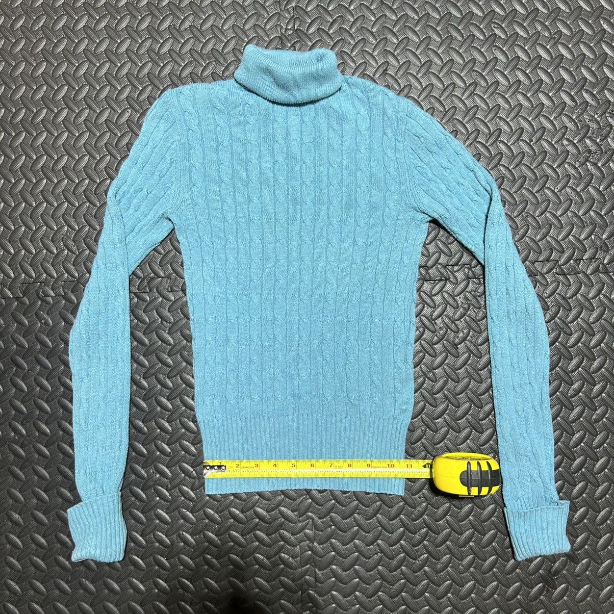 Gap Vintage Gap Turtleneck Sweater Cable Knit Crochet Y2K Small Size S / US 4 / IT 40 - 6 Thumbnail