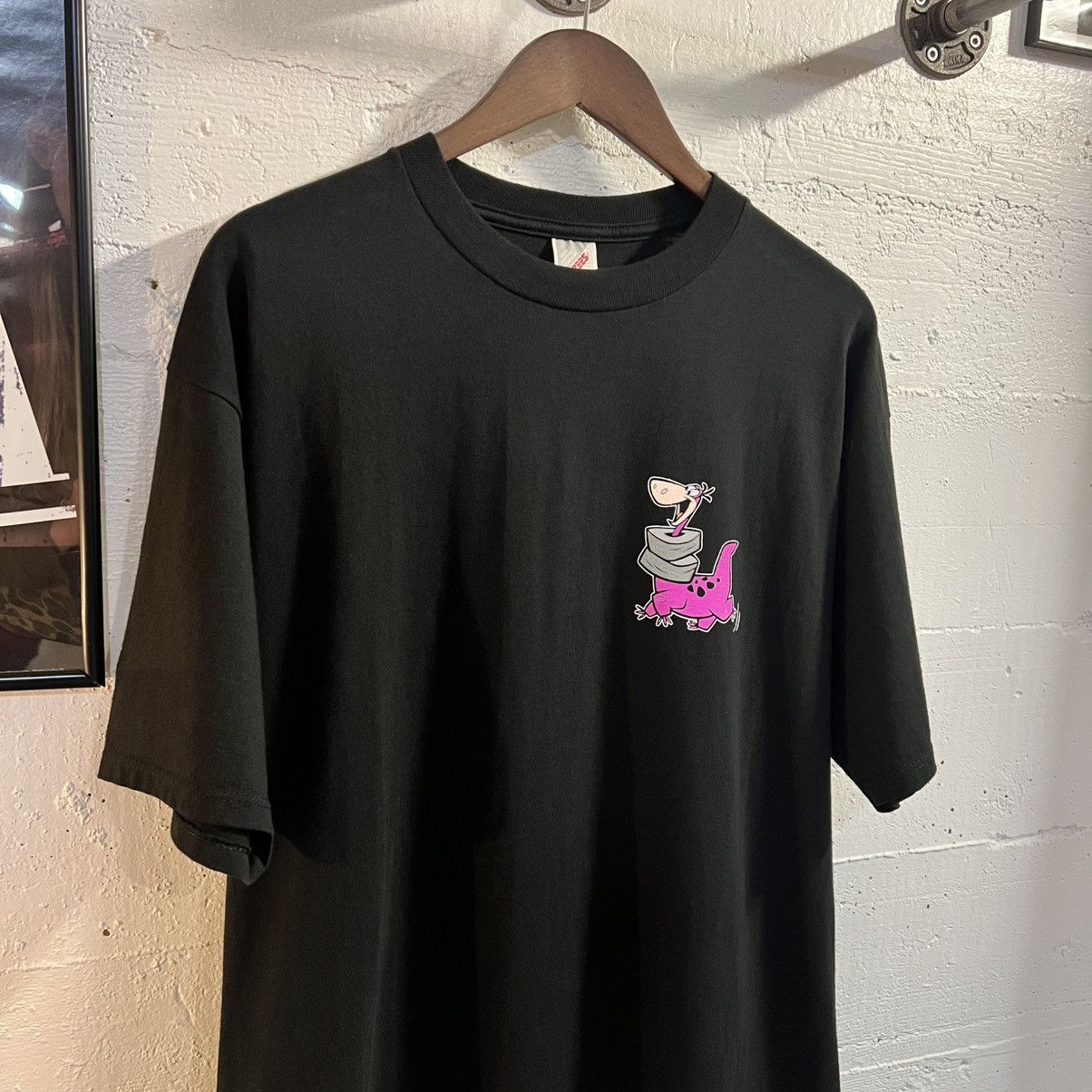 Vintage Vintage 90s Cartoon Network Wacky Racing Flintstones T-Shirt Size US XL / EU 56 / 4 - 3 Thumbnail
