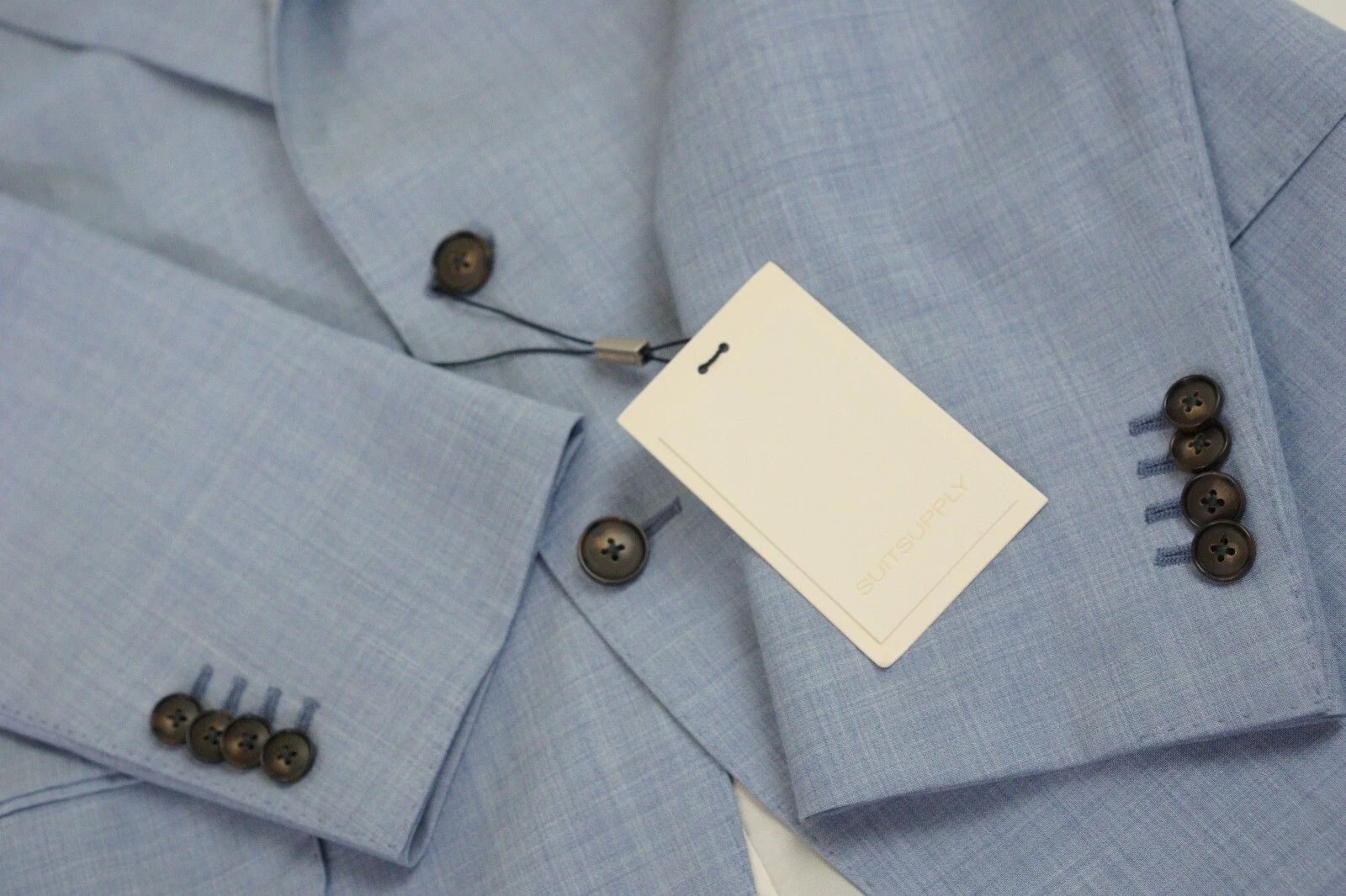 Suitsupply Men Suitsupply Suit Lazio Single Breasted Blue Angelico US38 Size 38R - 5 Thumbnail