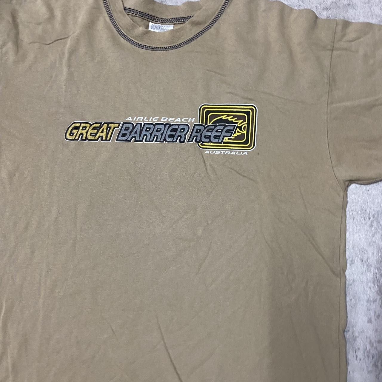 Other Tan and black vintage Great Barrier Reef Australia T-shirt Size US XL / EU 56 / 4 - 2 Thumbnail