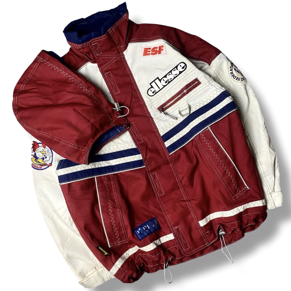 Ellesse × Goldwin 🔥VTG Ellesse - EFS France Cocorico 90s jacket by Goldwin Size US M / EU 48-50 / 2 - 2 Thumbnail