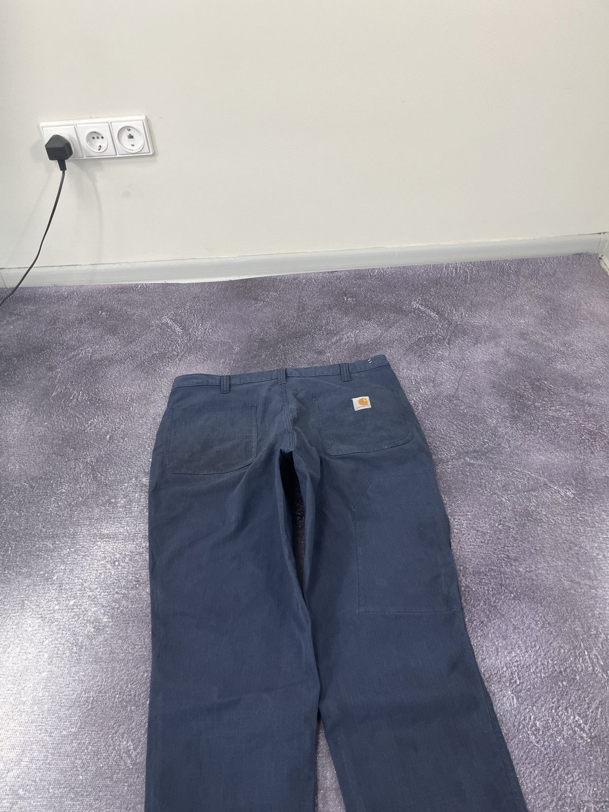 Carhartt Vintage Carhartt Y2K Navy Work Relaxed Pants Size US 34 / EU 50 - 5 Thumbnail