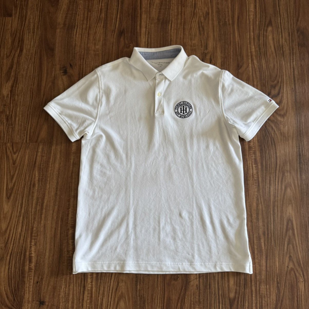Tommy Hilfiger Large Tommy Hilfiger Polo Shirt Size US L / EU 52-54 / 3 - 1 Thumbnail