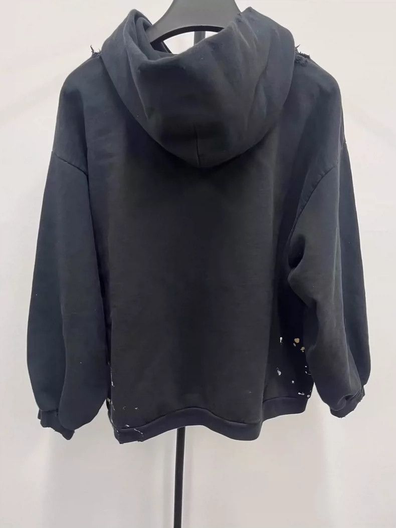 Balenciaga Balenciaga Ink-splashing logo to make old sweatshirt Size US XS / EU 42 / 0 - 2 Thumbnail