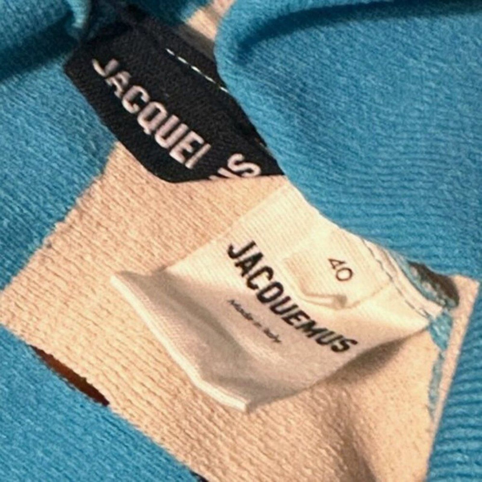 Jacquemus Jacquemus Le Shorts Gelato checked shorts azure size 8 Size 28" / US 6 / IT 42 - 8 Thumbnail