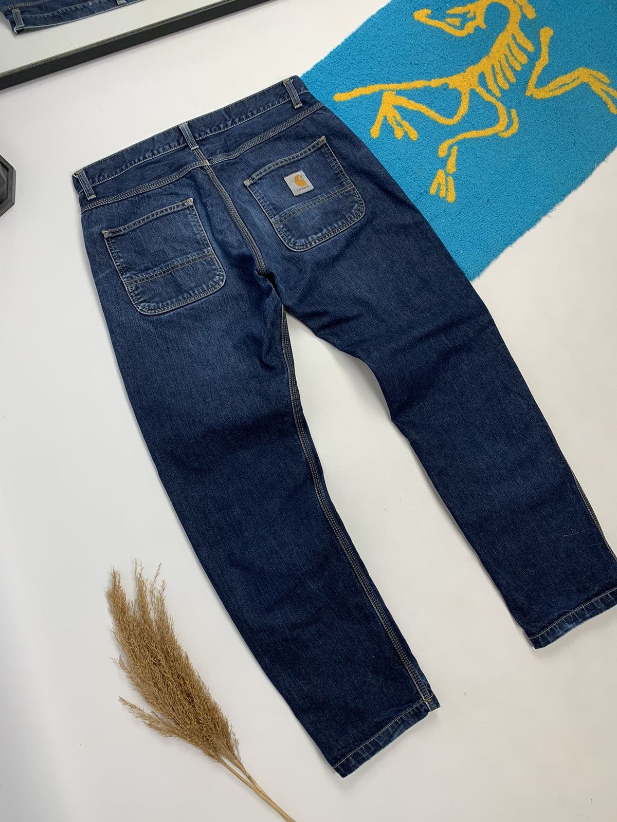 Carhartt × Vintage Vintage Carhartt Skill Denim Distressed Pant Size US 32 / EU 48 - 5 Thumbnail