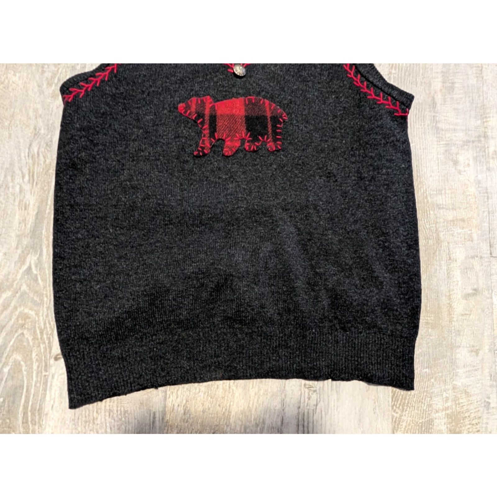 Vintage VINTAGE Preswick & Moore Sweater Vest 100% Lambs Wool Black Sleeveless Crew Neck Unisex Adults M England 90s Christmas Holiday Vintage Theme Size M / US 6-8 / IT 42-44 - 4 Thumbnail