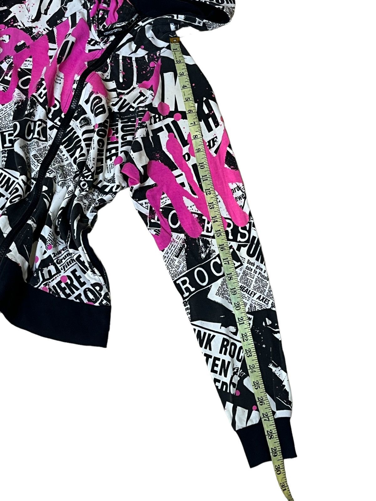 Hysteric Glamour SICK🔥SUPERLOVERS PUNK ROCK FULLPRINT ZIPPER HOODIES Size US S / EU 44-46 / 1 - 14 Thumbnail