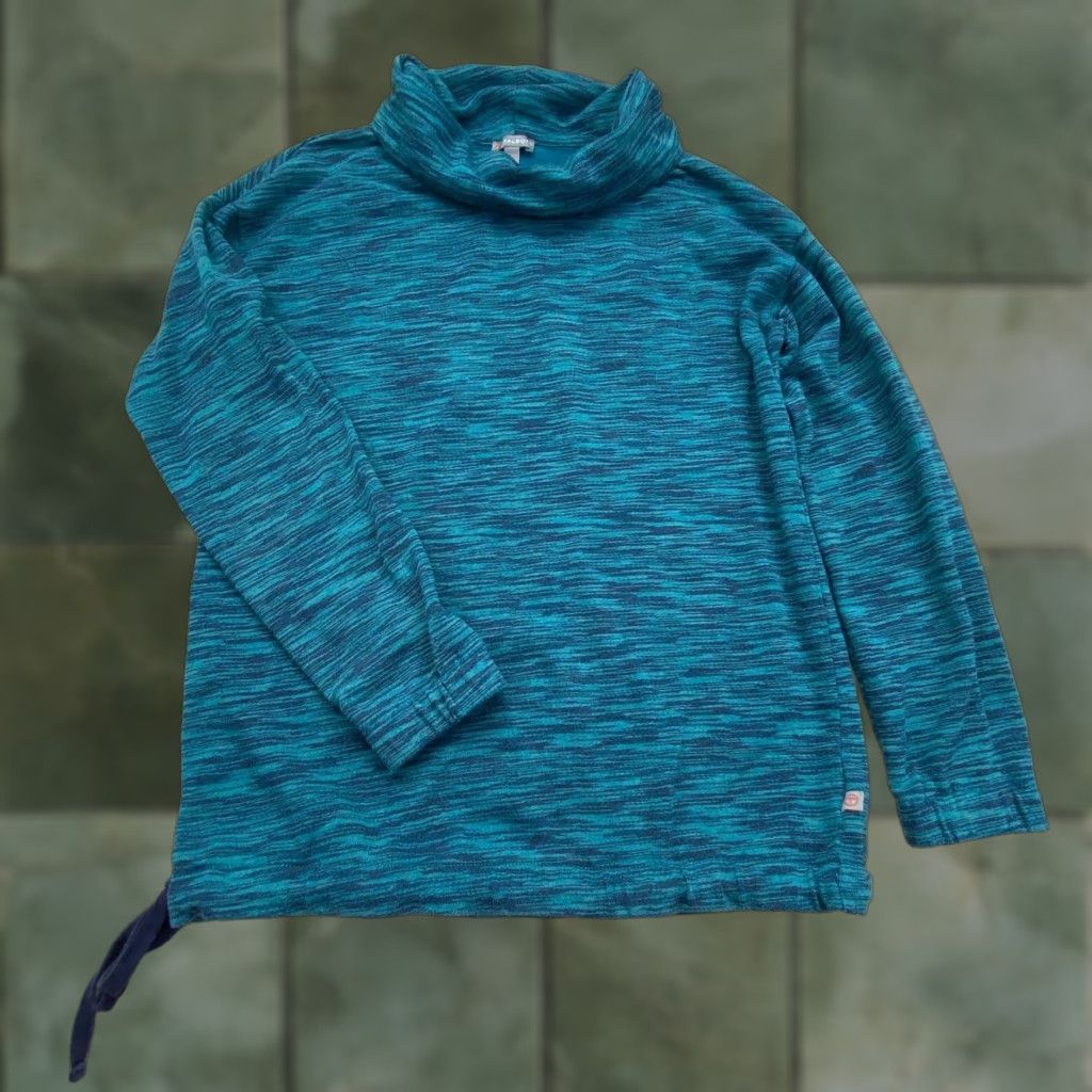 Talbots Talbots Womens Small Blue Funnel Neck Sweatshirt Soft Size S / US 4 / IT 40 - 1 Thumbnail