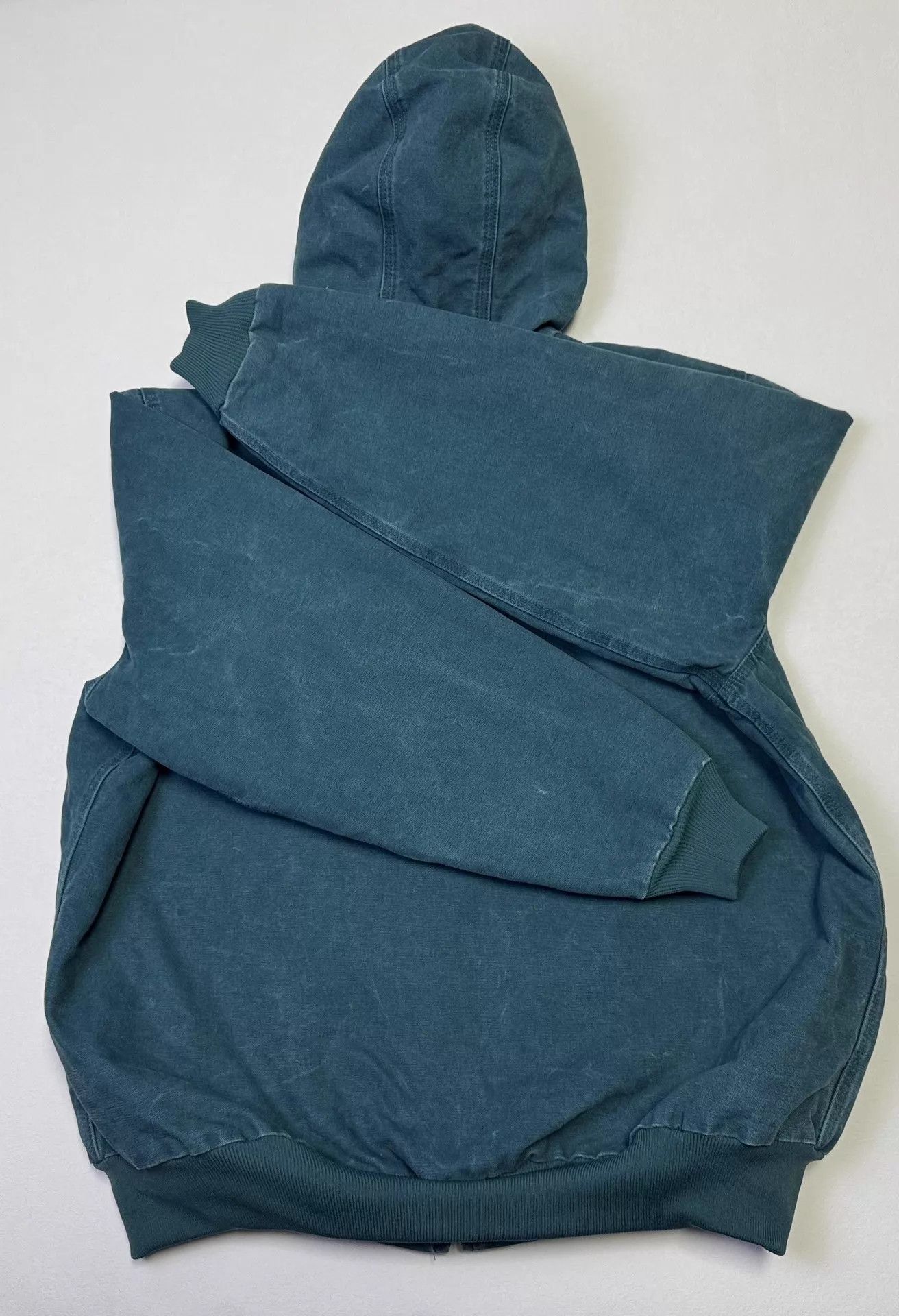 Carhartt Carhartt WJ130 Vintage Hooded Work Jacket Lake Blue XXL Size US XXL / EU 58 / 5 - 6 Thumbnail