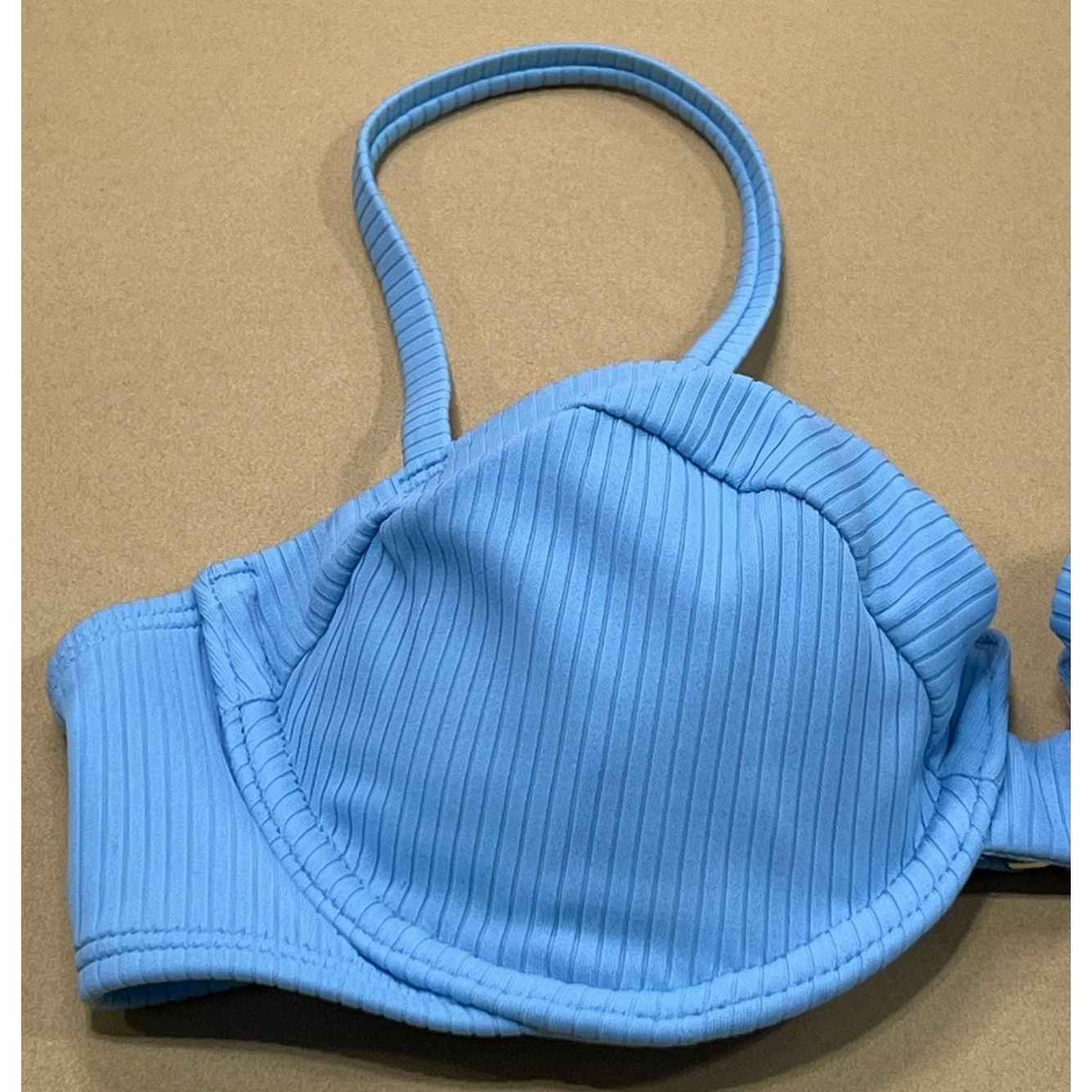Other Shade & Shore - Women's Ribbed Underwire Bikini Top - Light Size ONE SIZE - 12 Thumbnail
