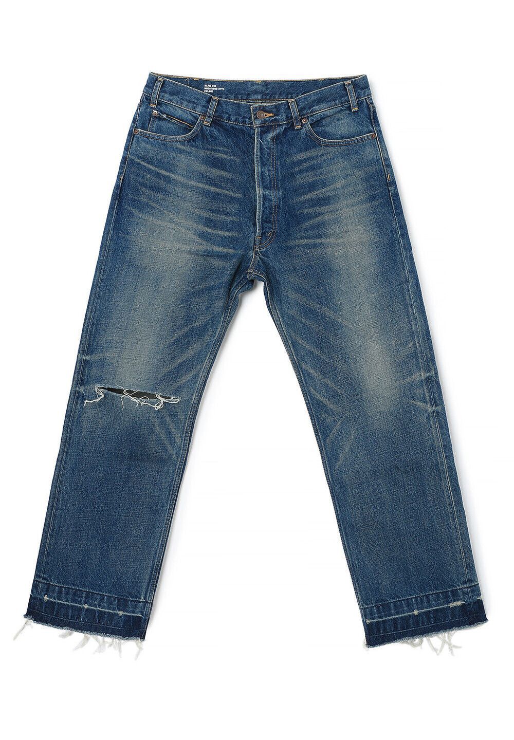 Celine × Hedi Slimane Celine SS21 Baggy Jeans MOON WASH 21cm Blue