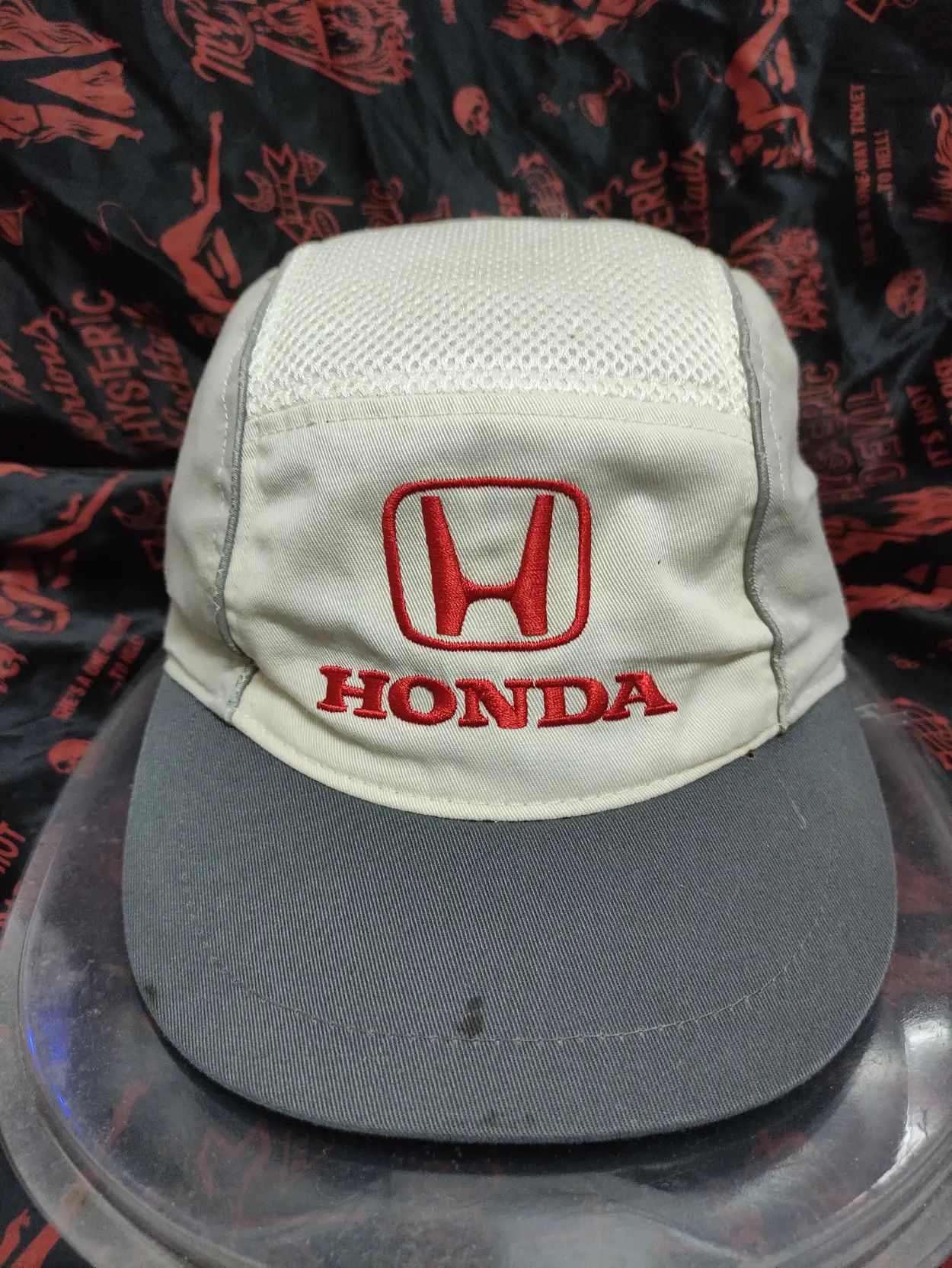 Honda × Vintage HONDA BIG LOGO VINTAGE 4 PANEL CAP Size ONE SIZE - 10 Thumbnail