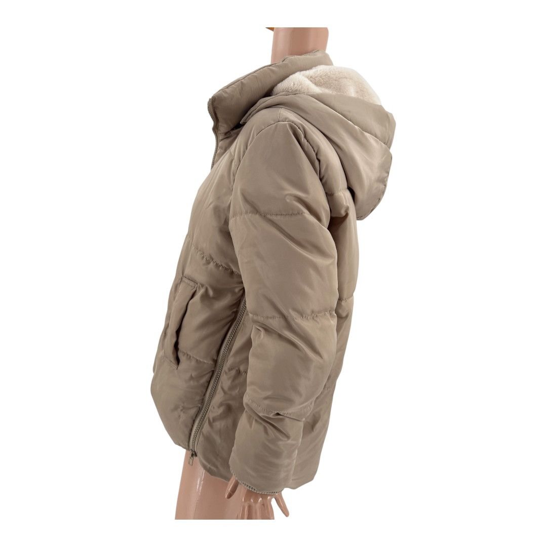 APPARIS Apparis Jacket Ely Hooded Puffer Coat Beige Size S Size S / US 4 / IT 40 - 3 Thumbnail