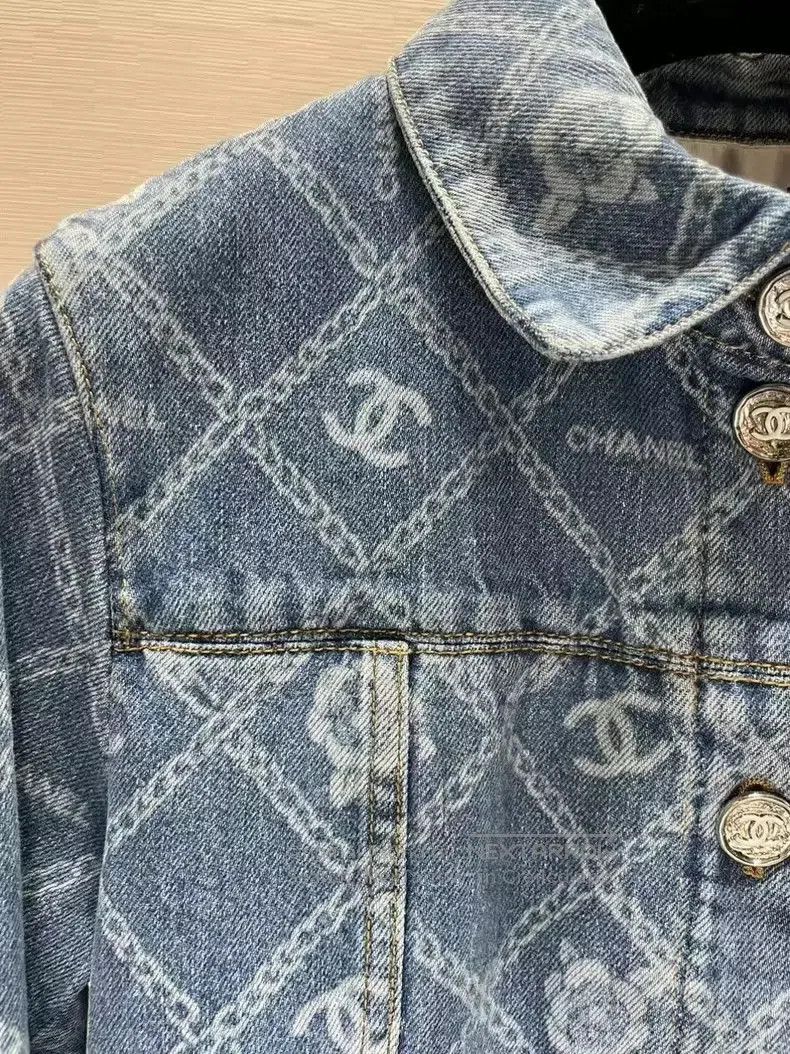 Chanel Denim Jacket for Early Autumn 2023.