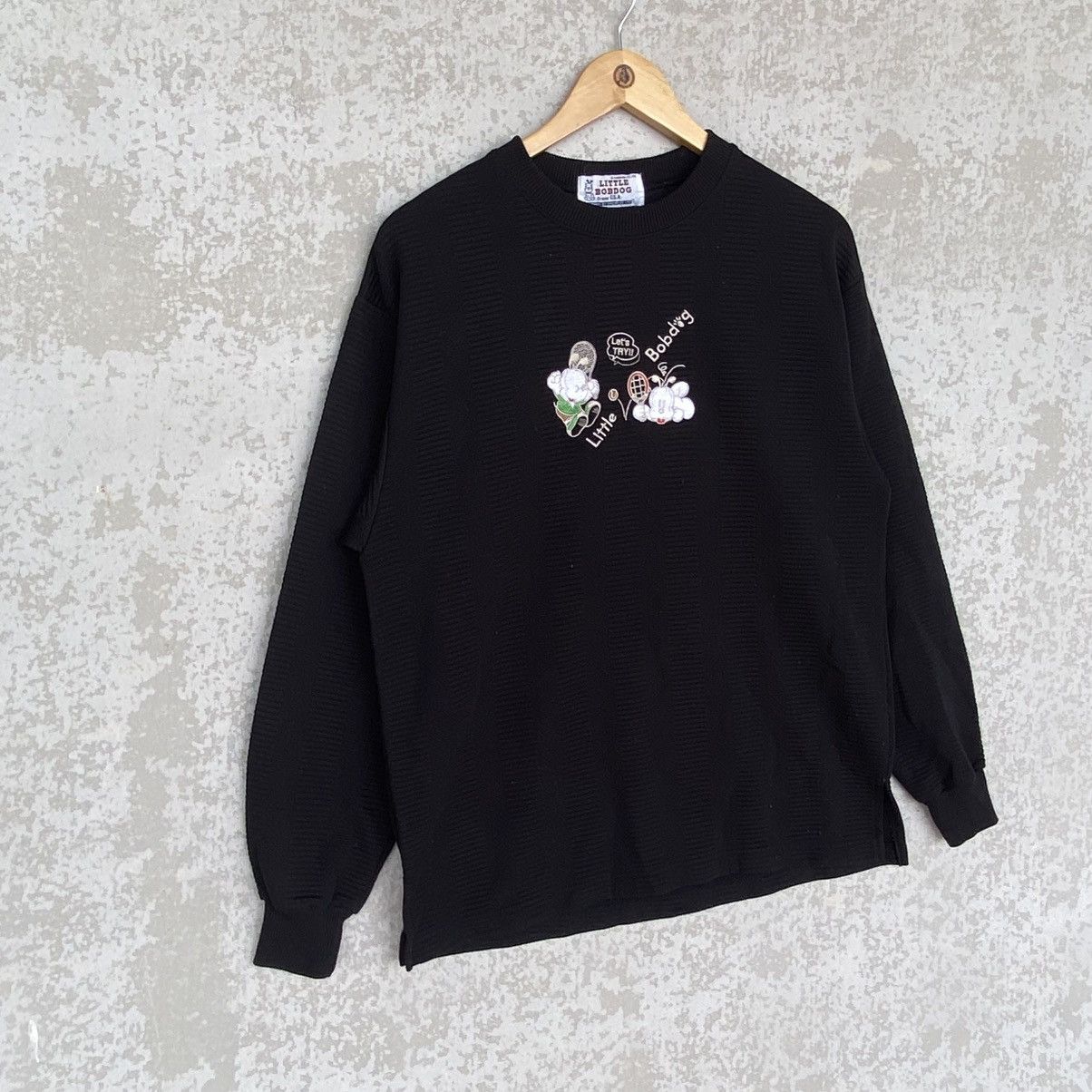Other Vintage Little BobDog Big Printed Crewneck Sweatshirt Black Size M / US 6-8 / IT 42-44 - 3 Thumbnail