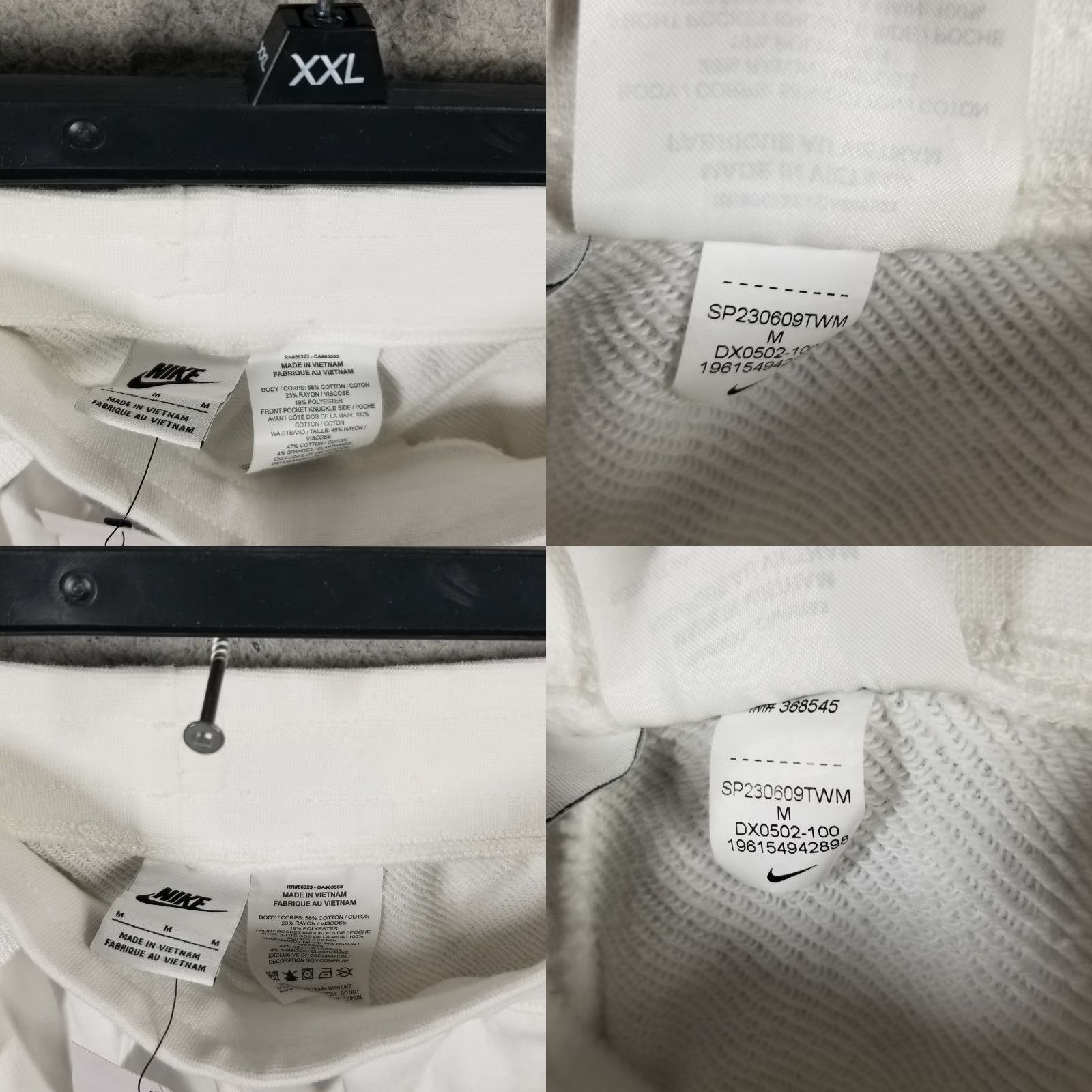 Nike Nike Mens Sportswear Shorts Alumini DX0502-100 White Soft Terr y French Size US 31 - 8 Thumbnail