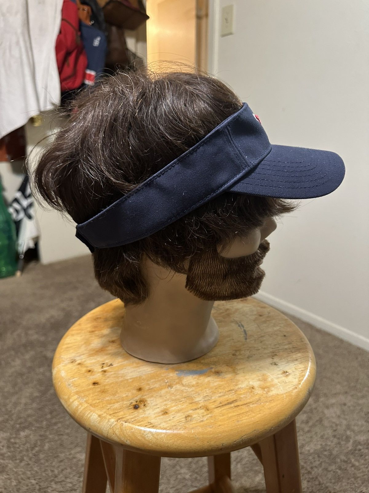 NCAA Vintage NCAA SMU Mustangs “triple blue” sun visor 90s Size ONE SIZE - 3 Thumbnail