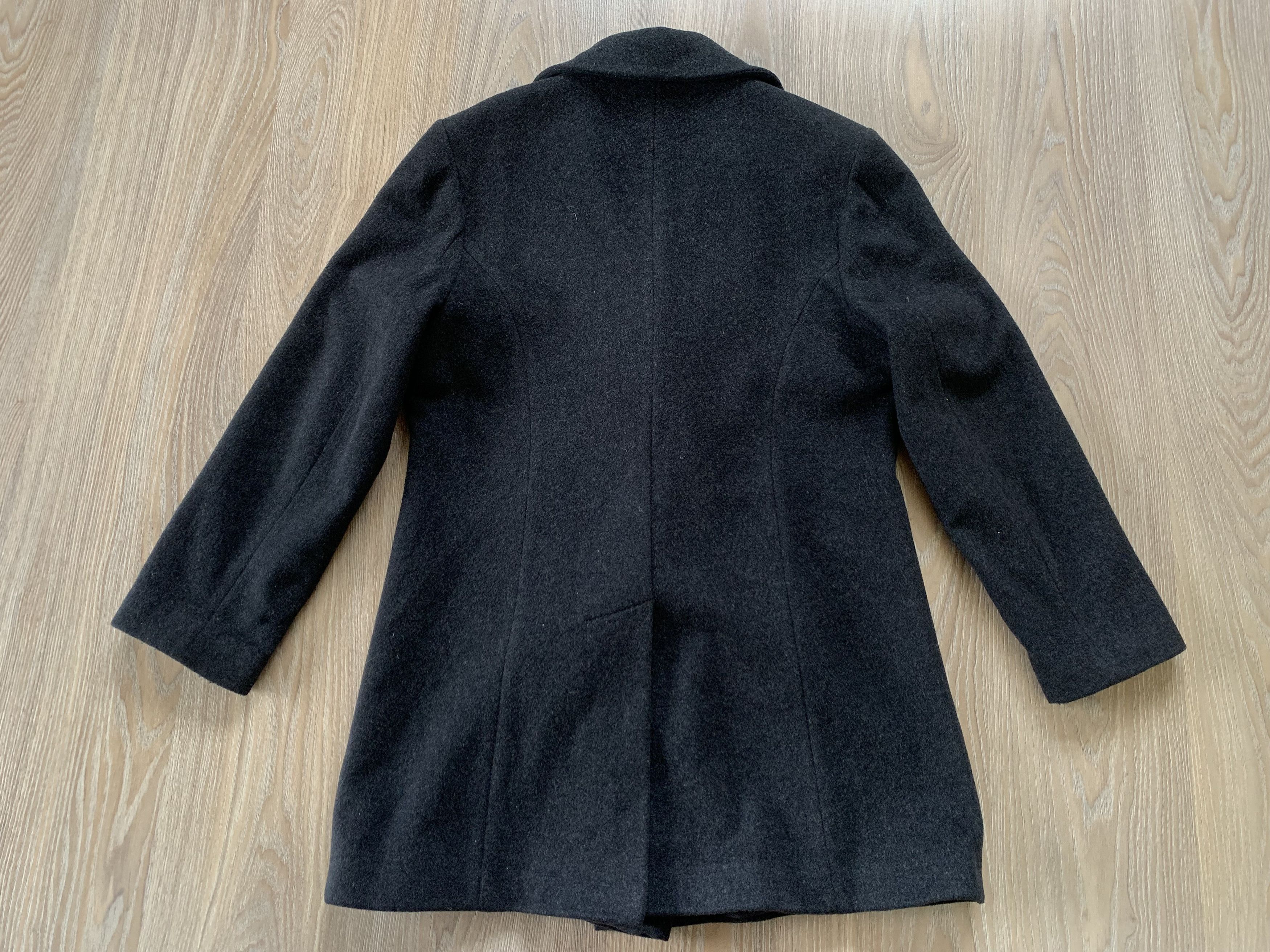 Other Giorgio Womens Black Heavy Wool Coat Size L / US 10 / IT 46 - 3 Thumbnail
