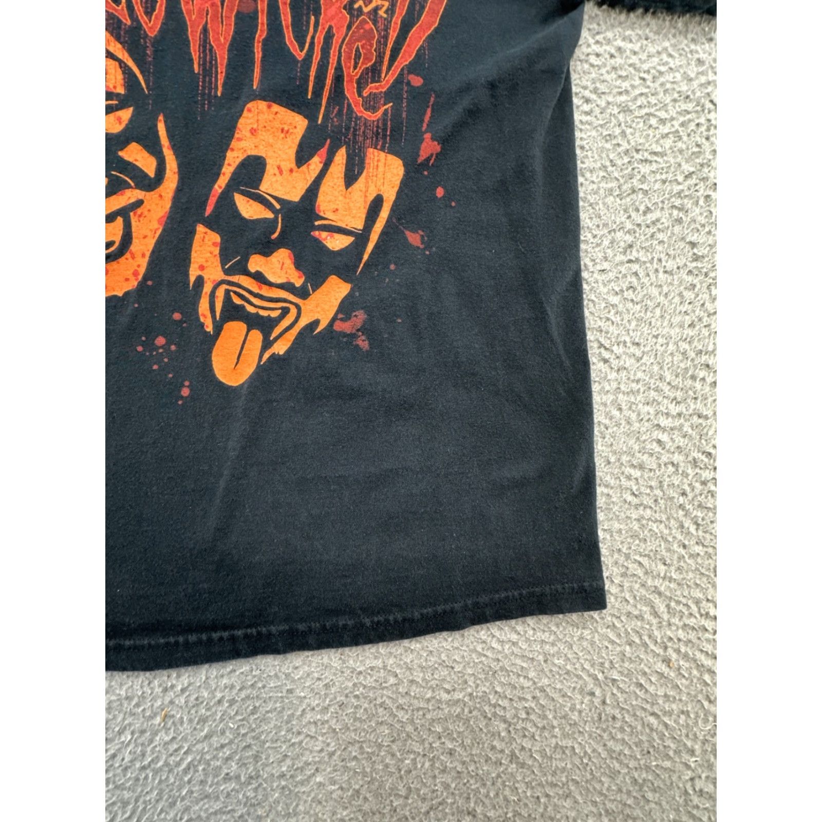 Vintage VINTAGE Insane Clown Posse ICP Hallowicked Tour Shirt Mens M Black Halloween 2005 Size US M / EU 48-50 / 2 - 6 Thumbnail