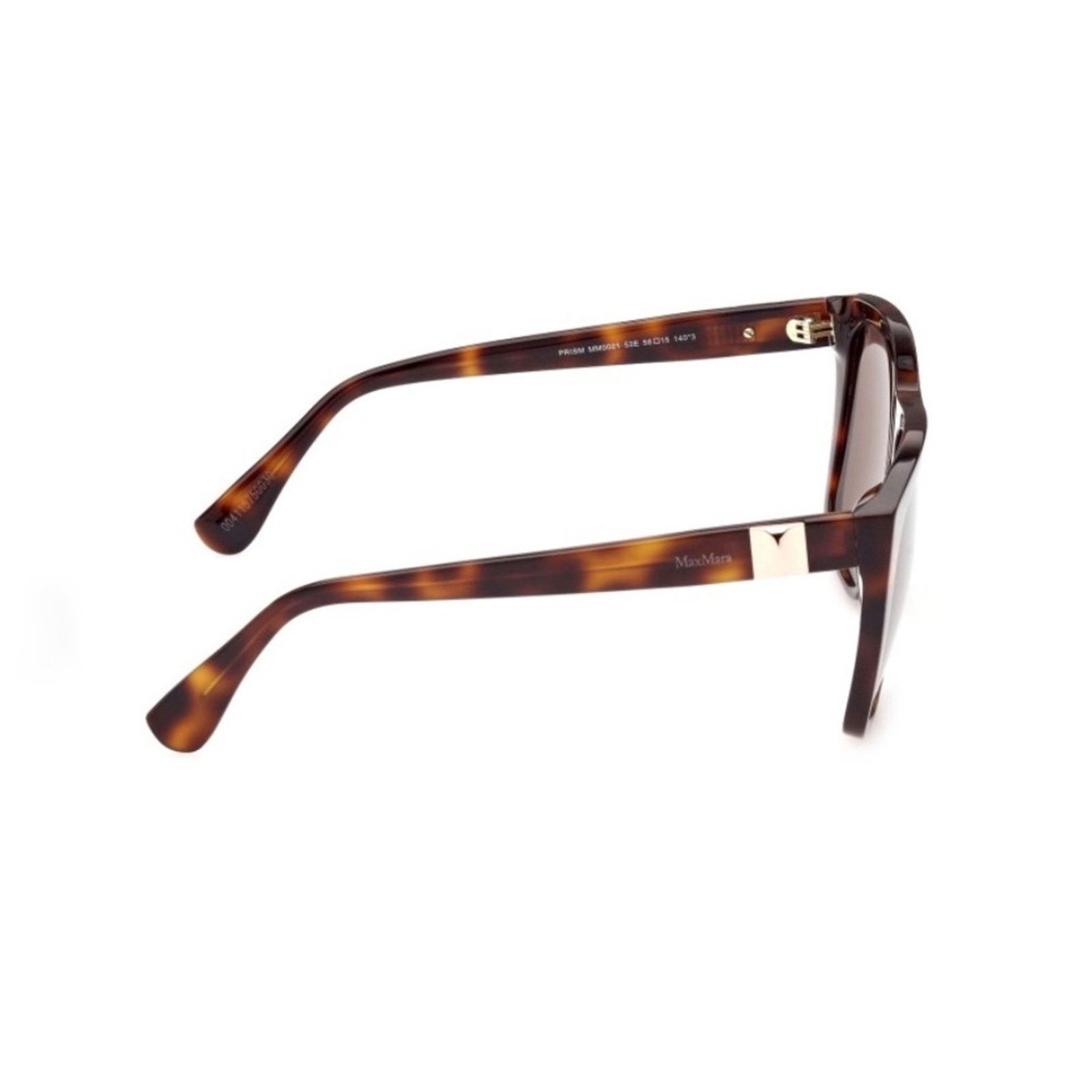 Max Mara NEW MAXMARA Prism Oversize Brown Square Gold Stud Sunglasses Size ONE SIZE - 14 Thumbnail