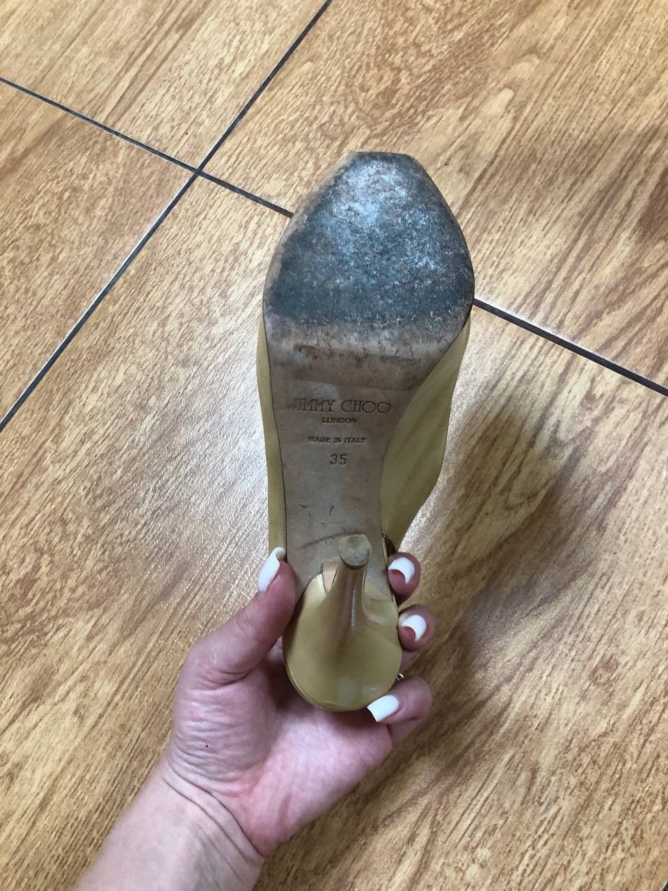 Jimmy Choo × Vintage Jimmy Choo High Heels Sneak Skin Luxury Size US 5 / IT 35 - 14 Thumbnail
