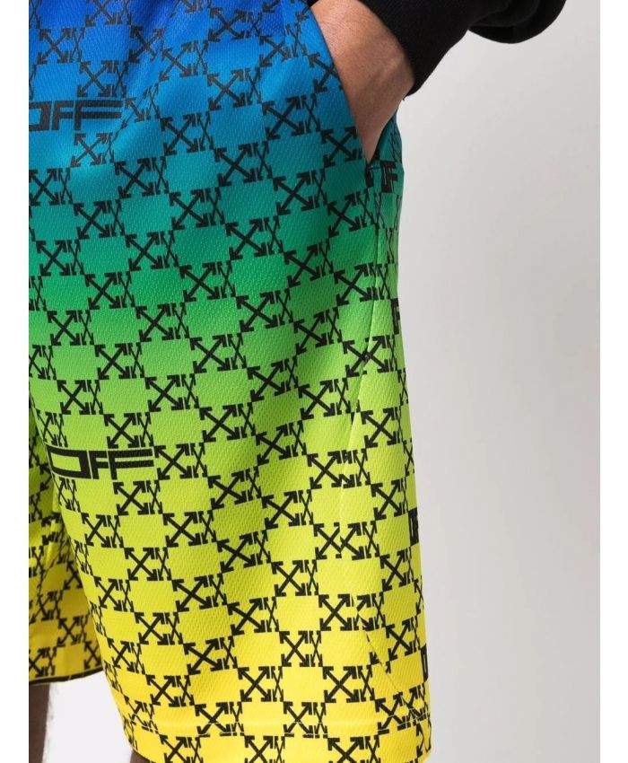 Off-White o1rshd1 Athl Monogram Shorts in Multicolor Size US 28 / EU 44 - 5 Thumbnail