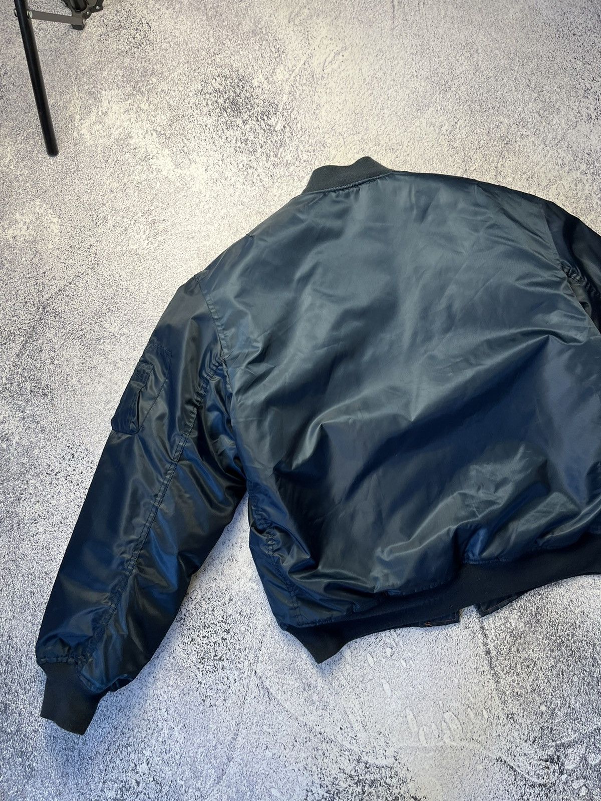 Vintage Vintage blue Reversible Bomber Jacket MA1 Size US XXL / EU 58 / 5 - 14 Thumbnail