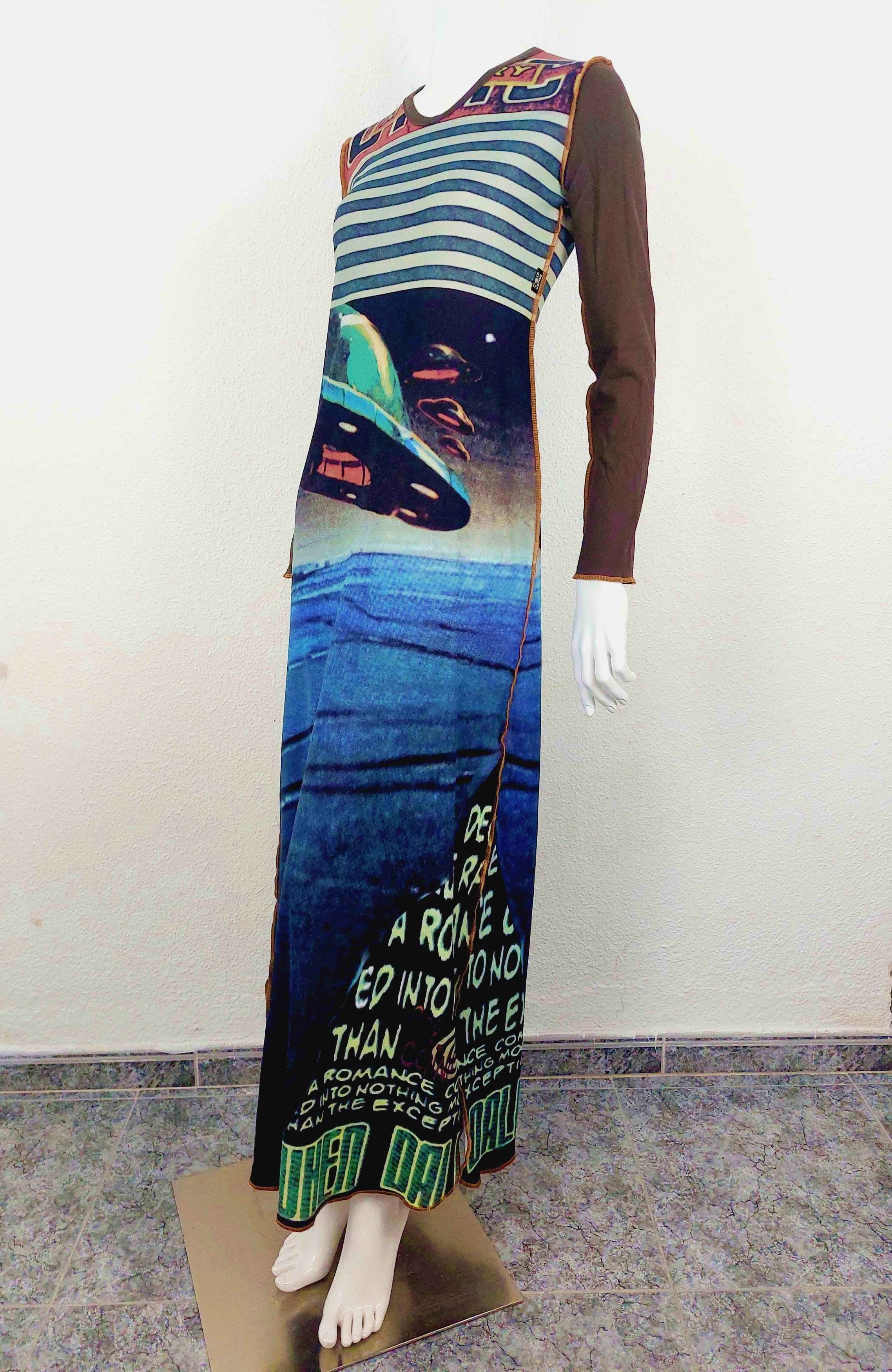 Cop Copine COP COPINE Mystery Space UFO Alien Mesh Dress Size S / US 4 / IT 40 - 2 Thumbnail