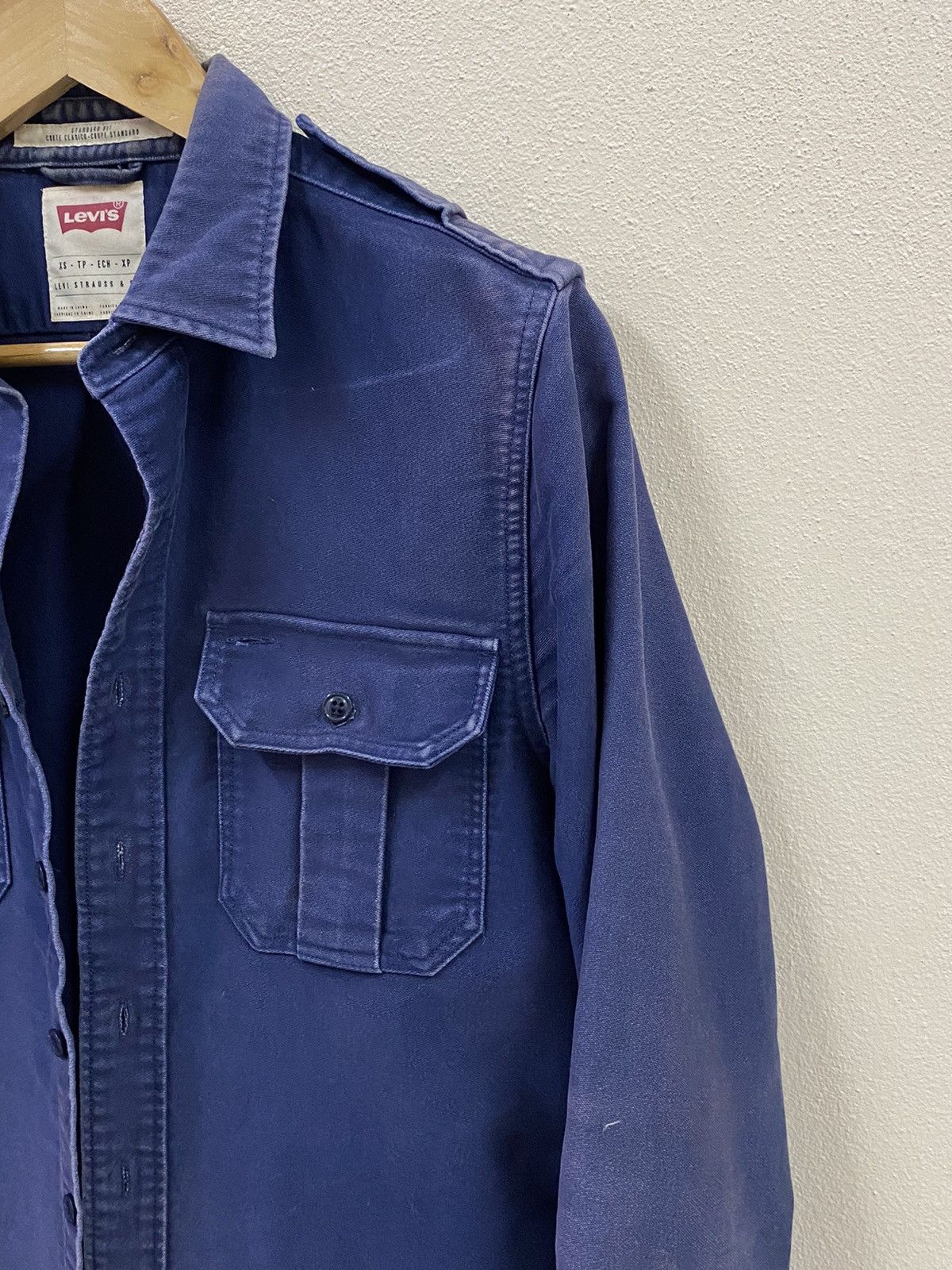 Levi's × Vintage Vtg Levis Shirt Jacket Size US S / EU 44-46 / 1 - 3 Thumbnail